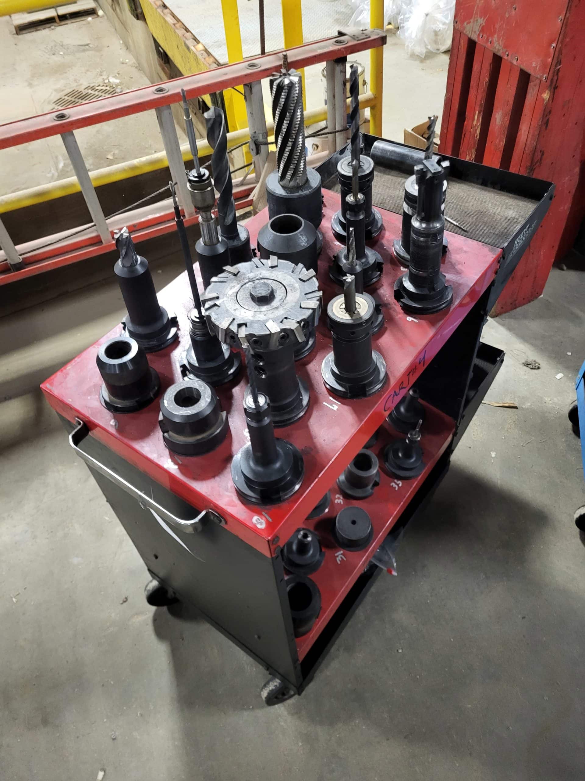 CAT 50 Tool Holders with 3 Tool Carts - Image 2