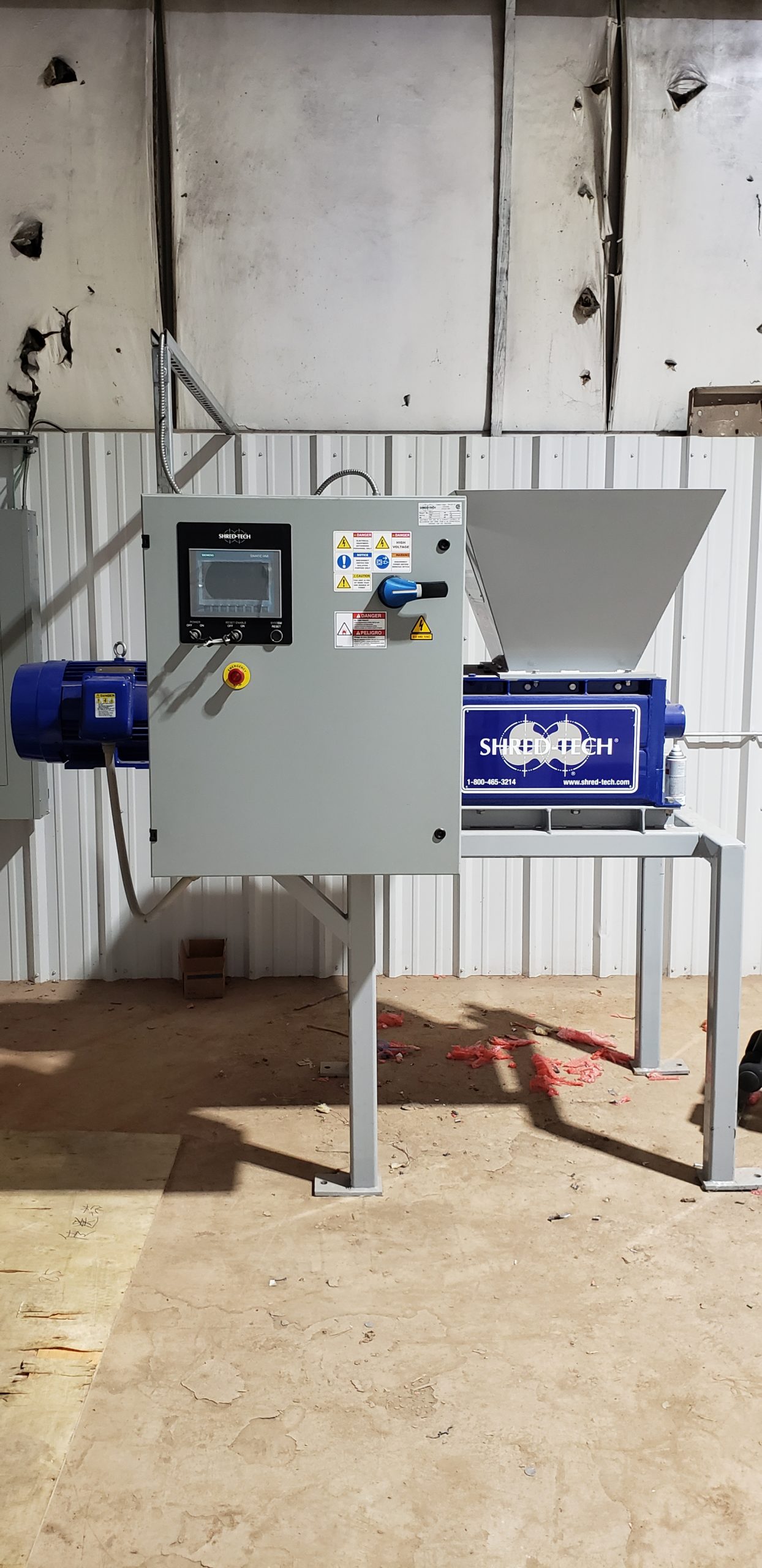 Shred Tech ST-25ES Dual Shaft Shredder, 2019