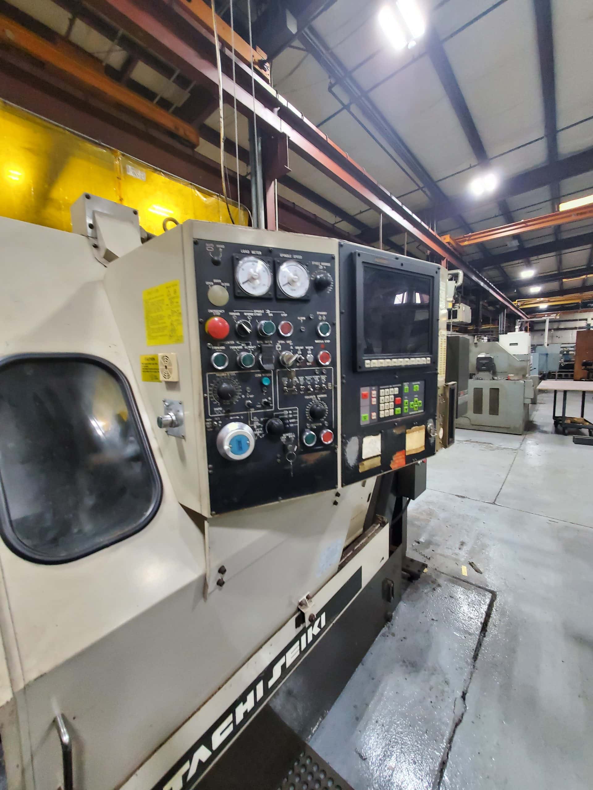 Hitachi Seiki HT25S CNC Lathe, 1995 - Tailstock, MistBuster, Chip Conveyor - Image 3