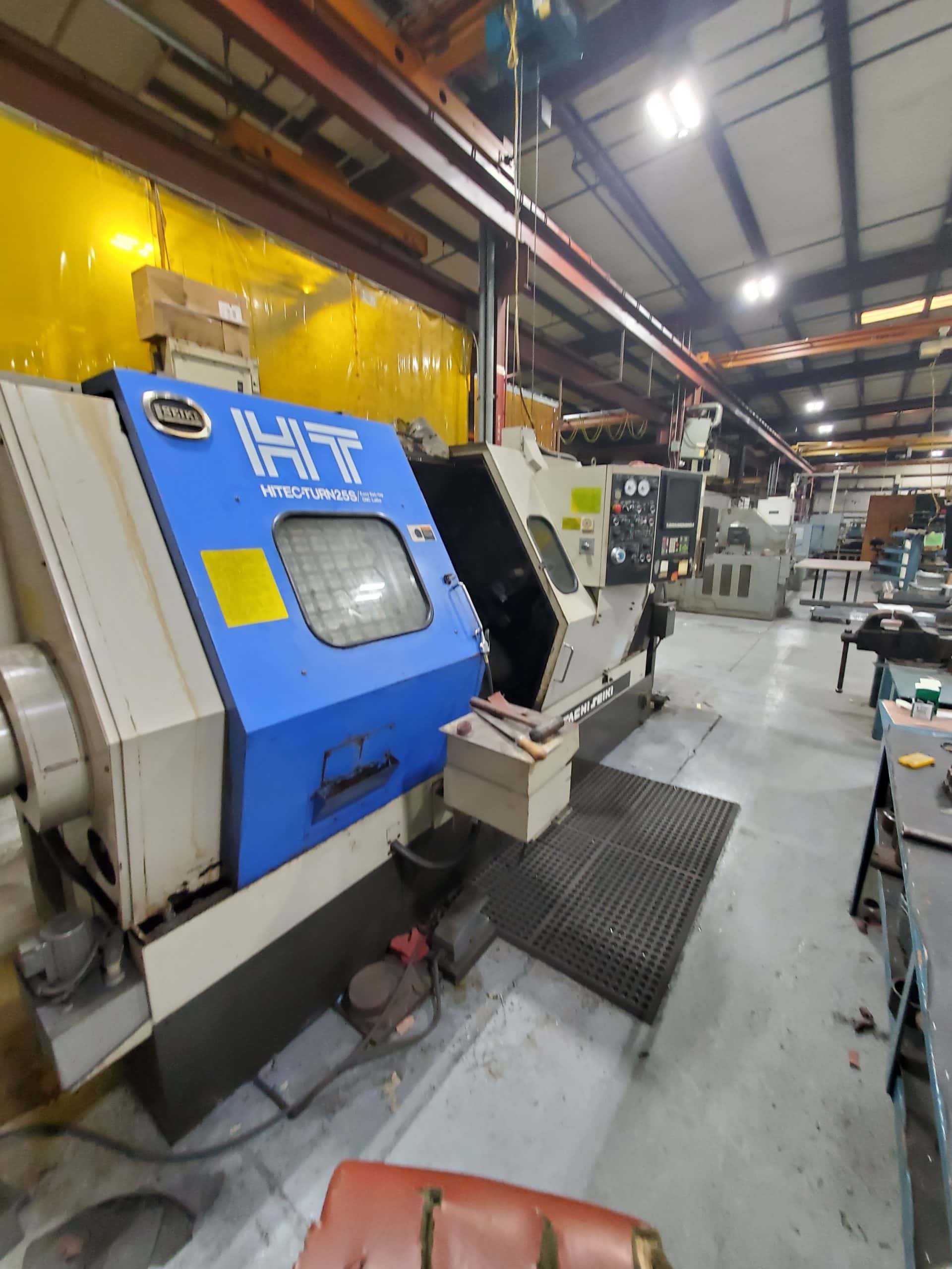 Hitachi Seiki HT25S CNC Lathe, 1995 - Tailstock, MistBuster, Chip Conveyor - Image 5