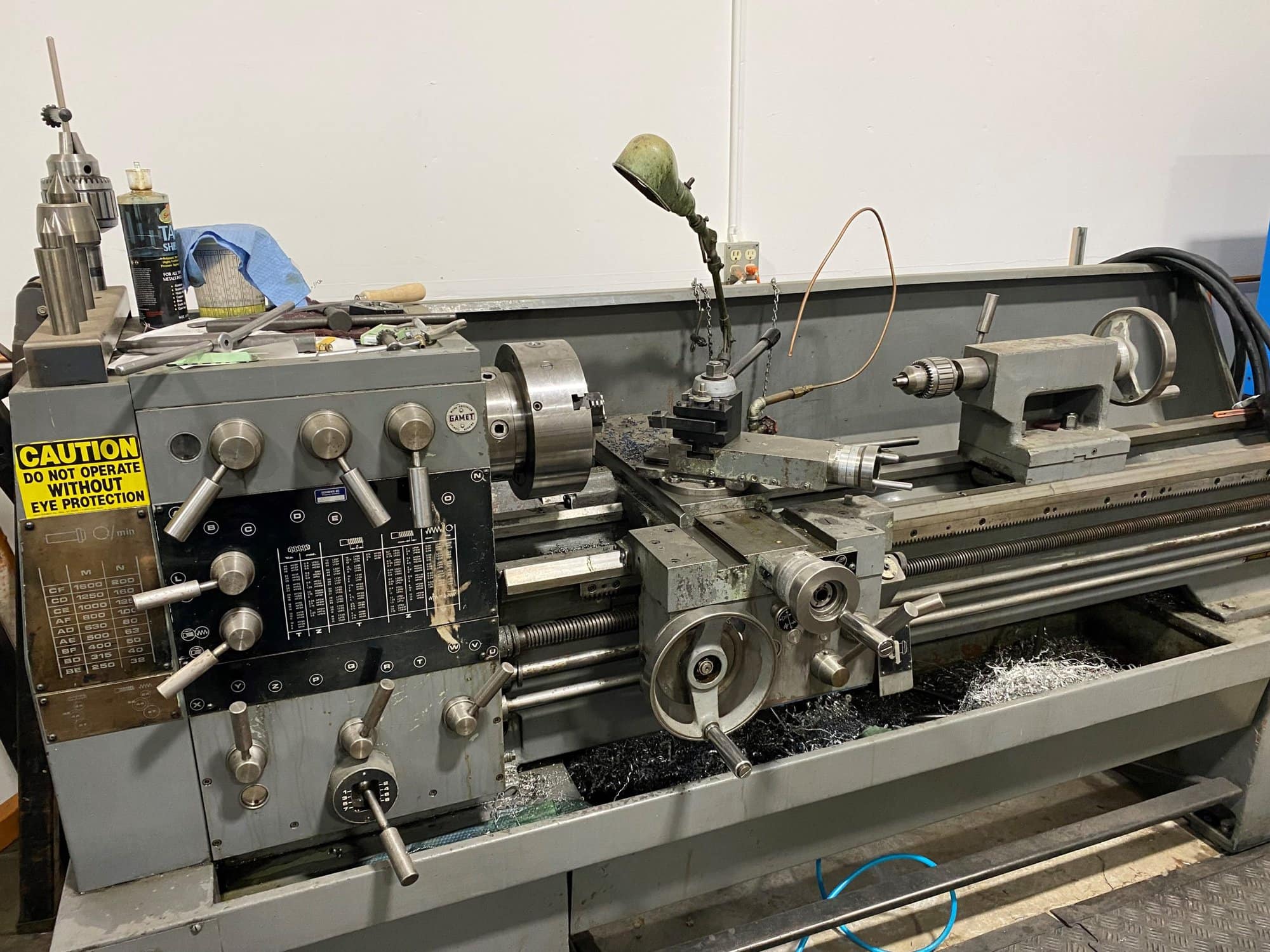 16"x72" Enterprise 1675 Engine Lathe - Available Immediately, Tailstock - Image 2