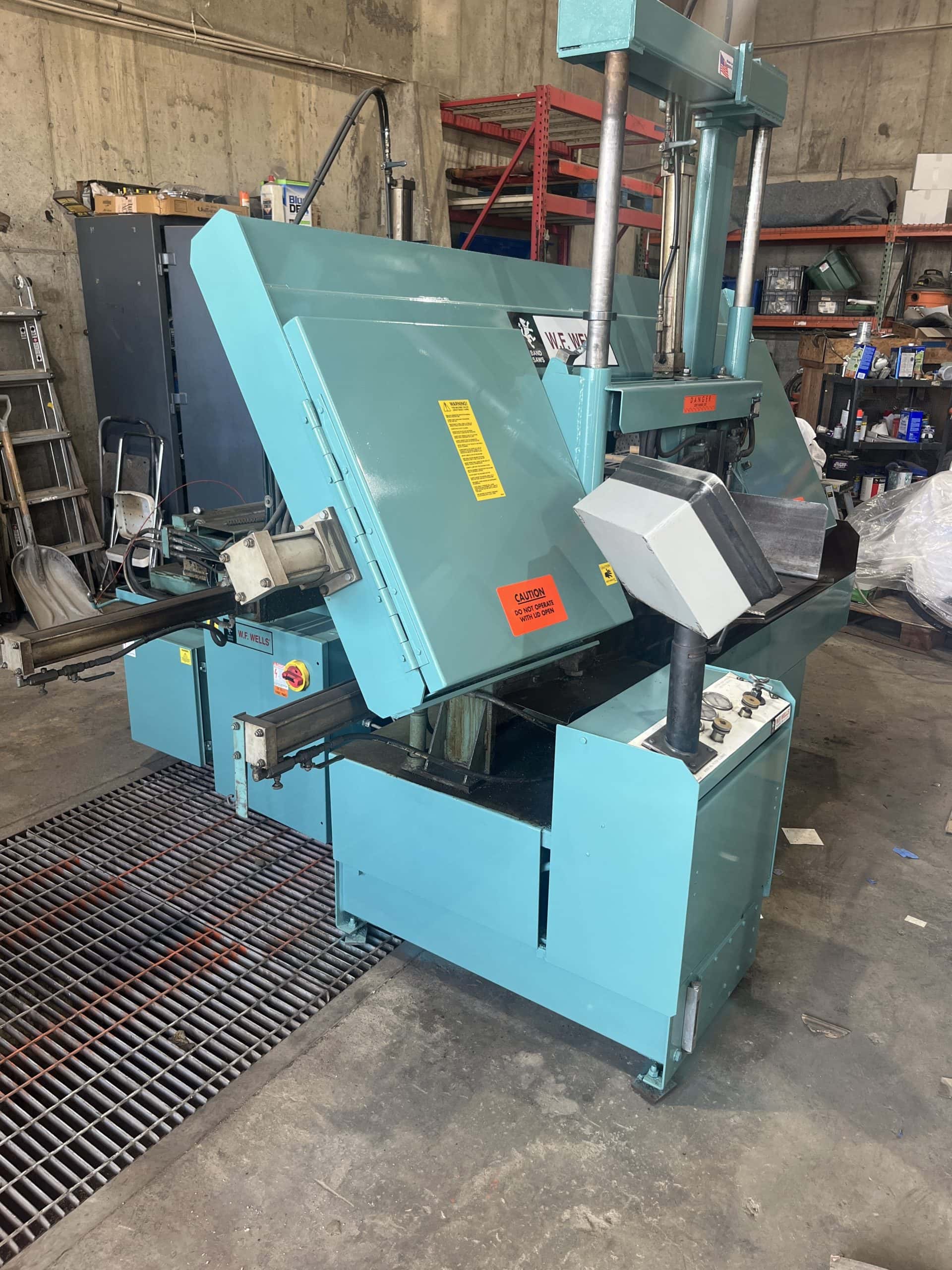 17" x 20" WF Wells F-1620-HA CNC Band Saw, 2004- Conveyor Included