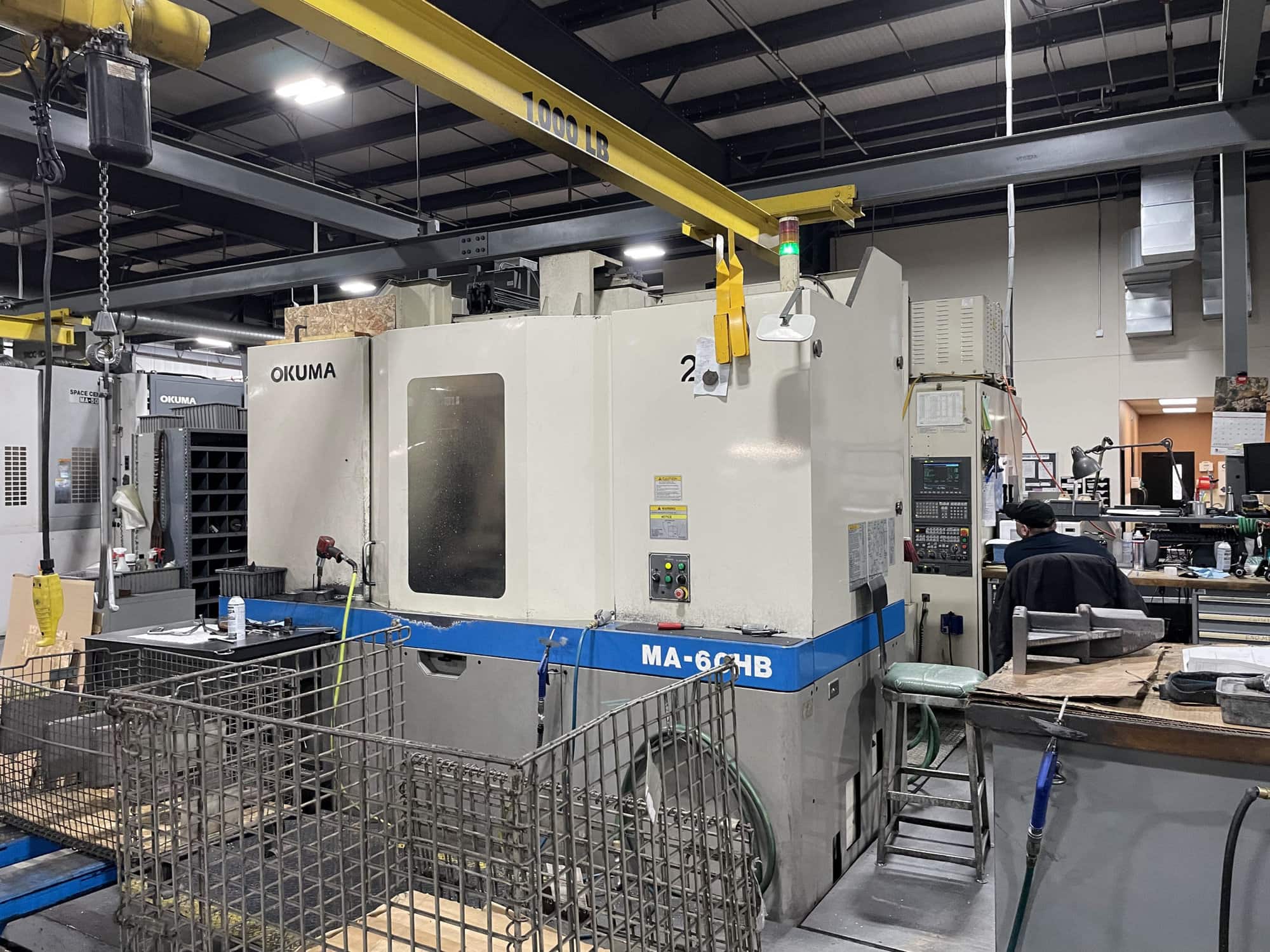 Okuma MA60-HB 630 MM HMC, 2001- 60 Tool Belt, CAT50