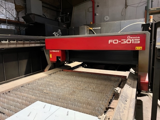 4000 watt Amada FO-3015 CO2 Laser, 2001 - 5' x 10' Table - Image 2