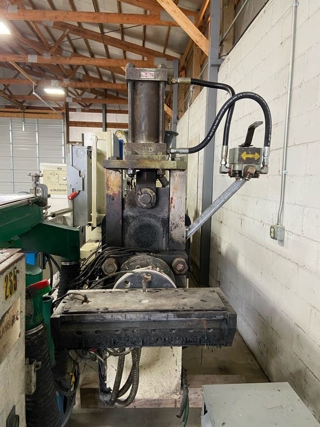 Pelletizing line,4.5'' Johnson Standard 30:1 L/D 150 HP DC Single Screw. Screen changer, strand die, water bath air knife and pelletizer