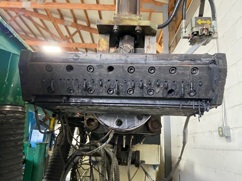 Pelletizing line,4.5'' Johnson Standard 30:1 L/D 150 HP DC Single Screw. Screen changer, strand die, water bath air knife and pelletizer - Image 2