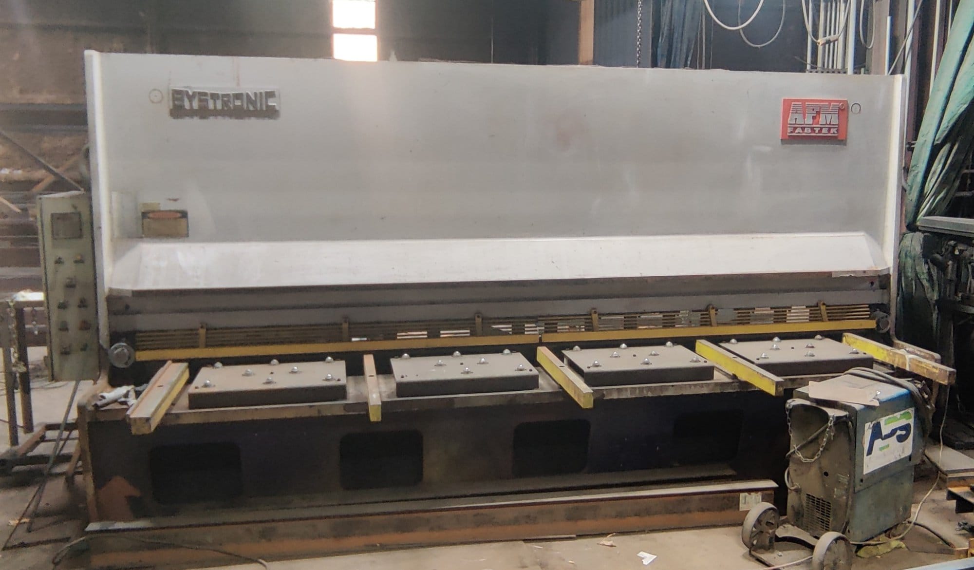 1/2" x 13' AFM Fabtek Bystronic MK 13-40 Hydraulic Shear, New Elgo Control - Image 2