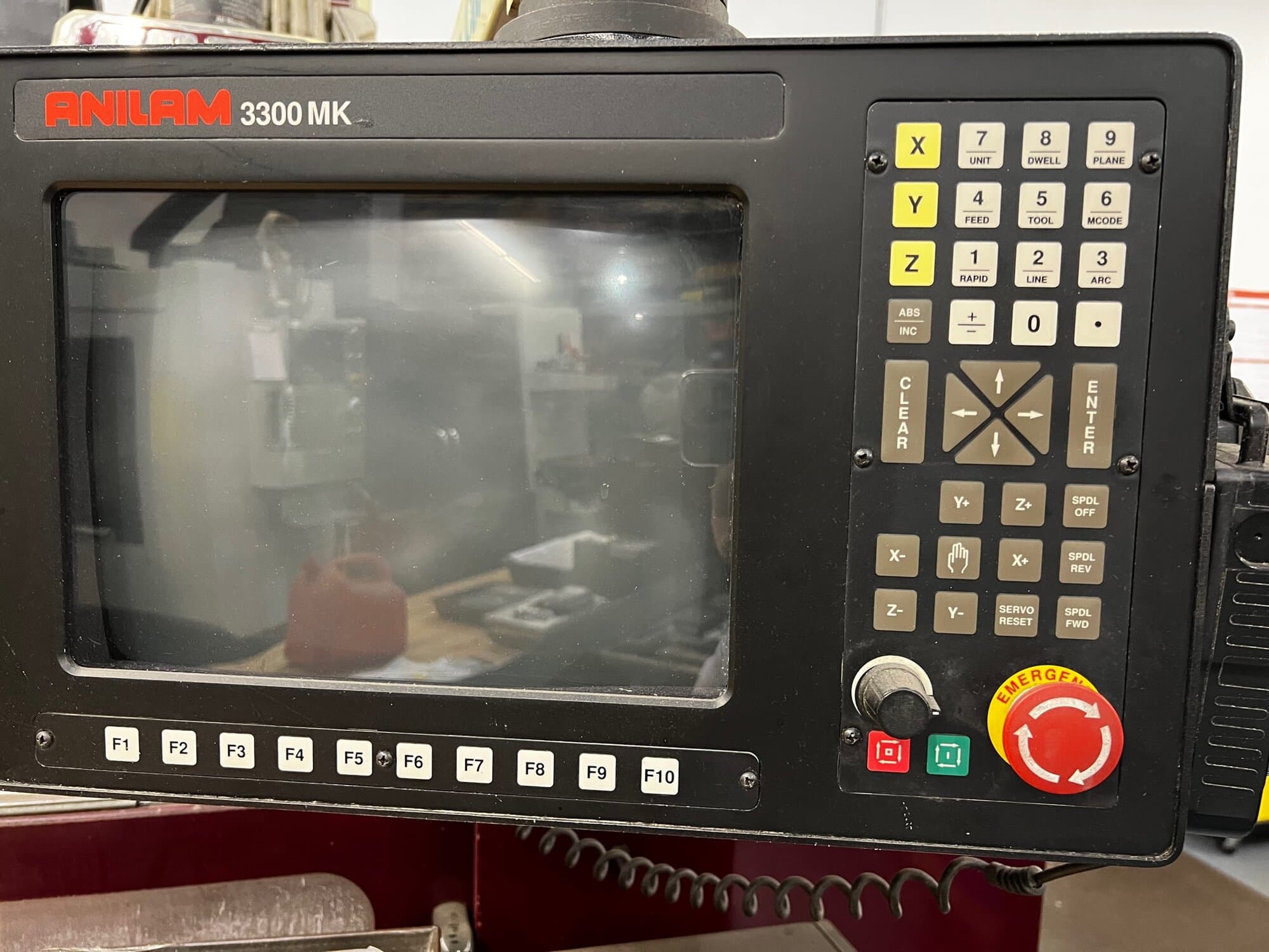 13" x 50" Acer CNC Bed E - Mill Supra 1350B, 2001 - Anilam Control - Image 2