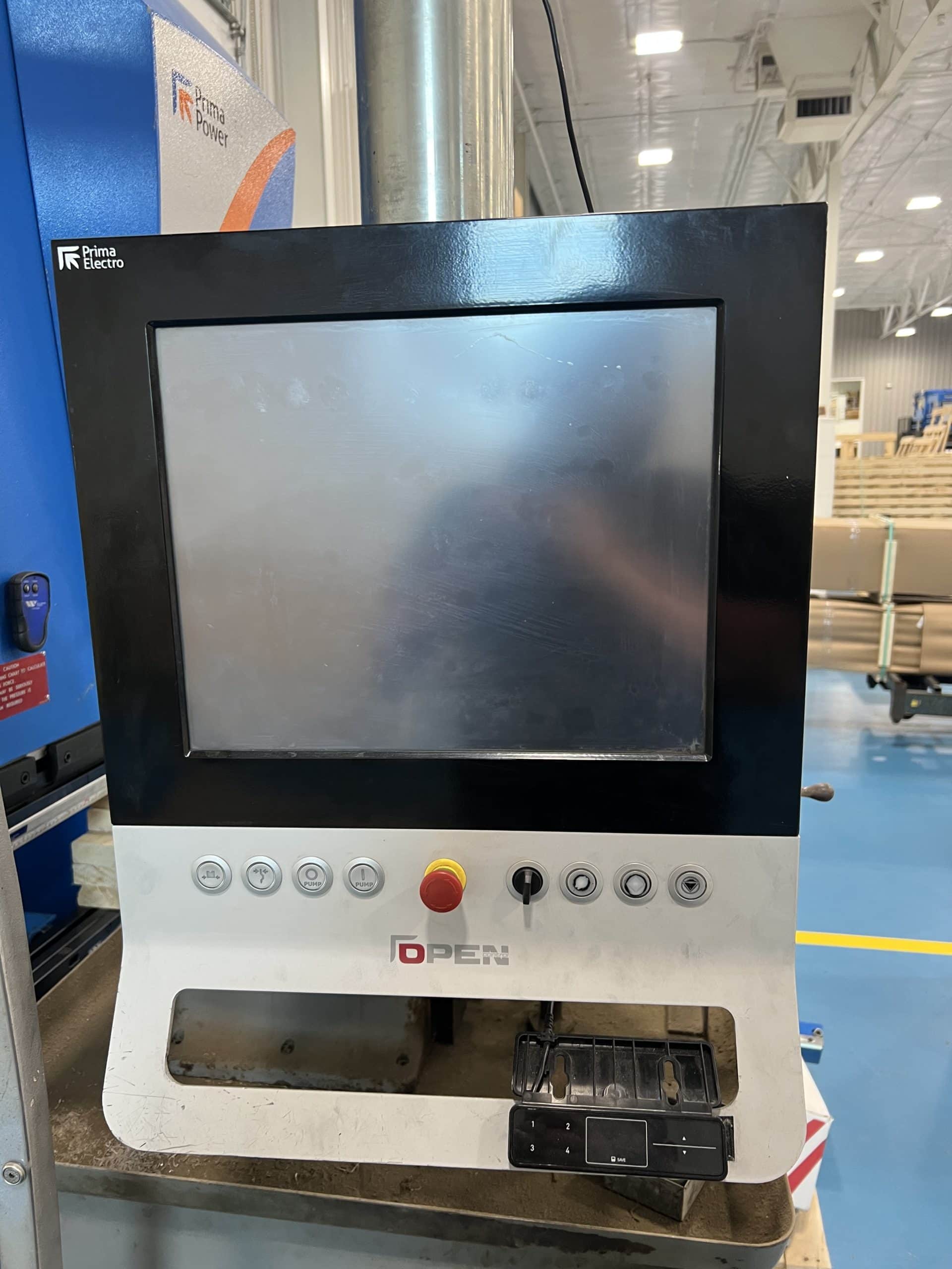 24 Ton X 4' Prima Power P-0212 CNC Press Brake, 2012-2 axis back gauge - Image 2