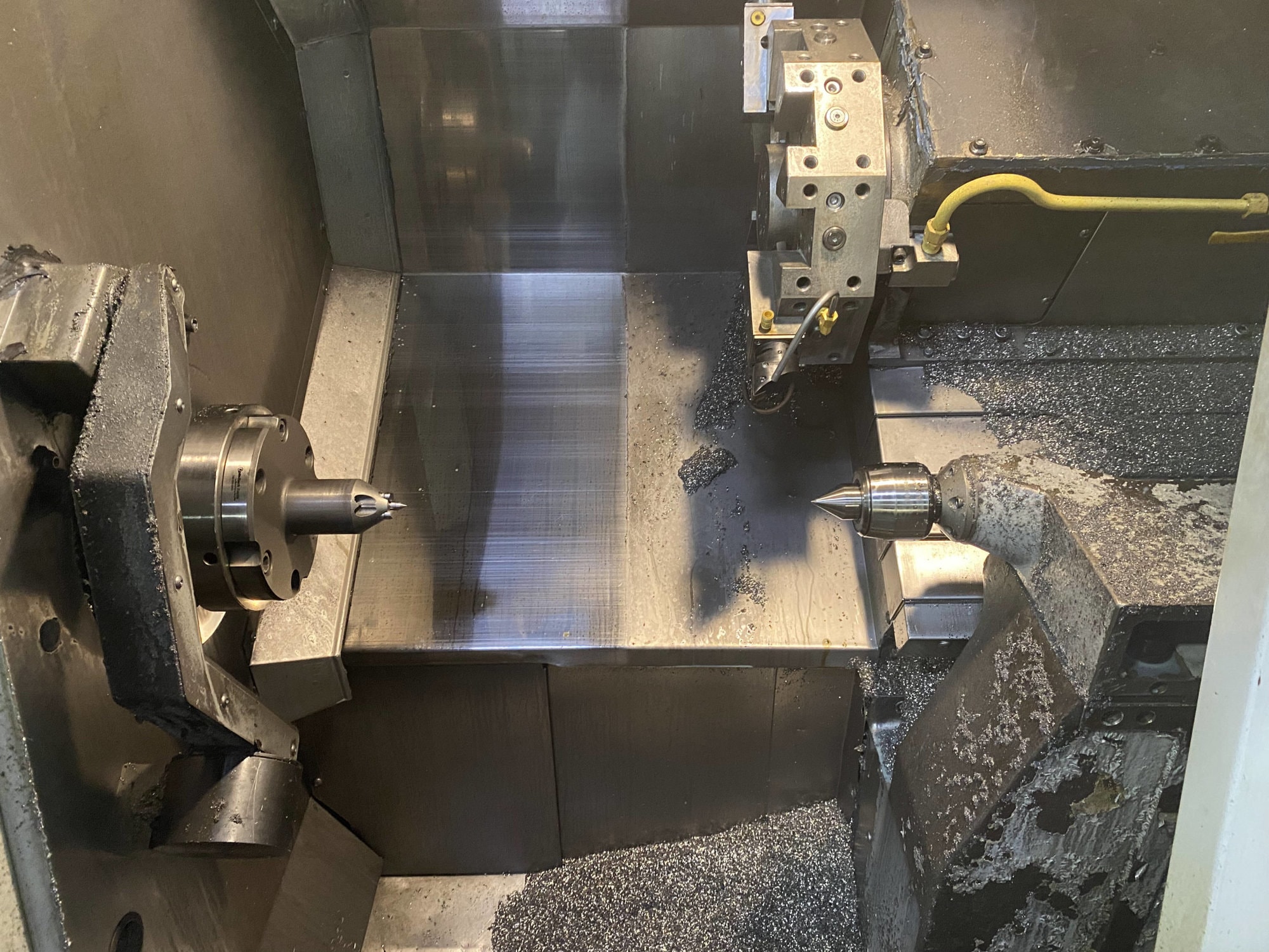 Haas SL-20T CNC Lathe, 2004- Tailstock, Available Immediately - Image 5