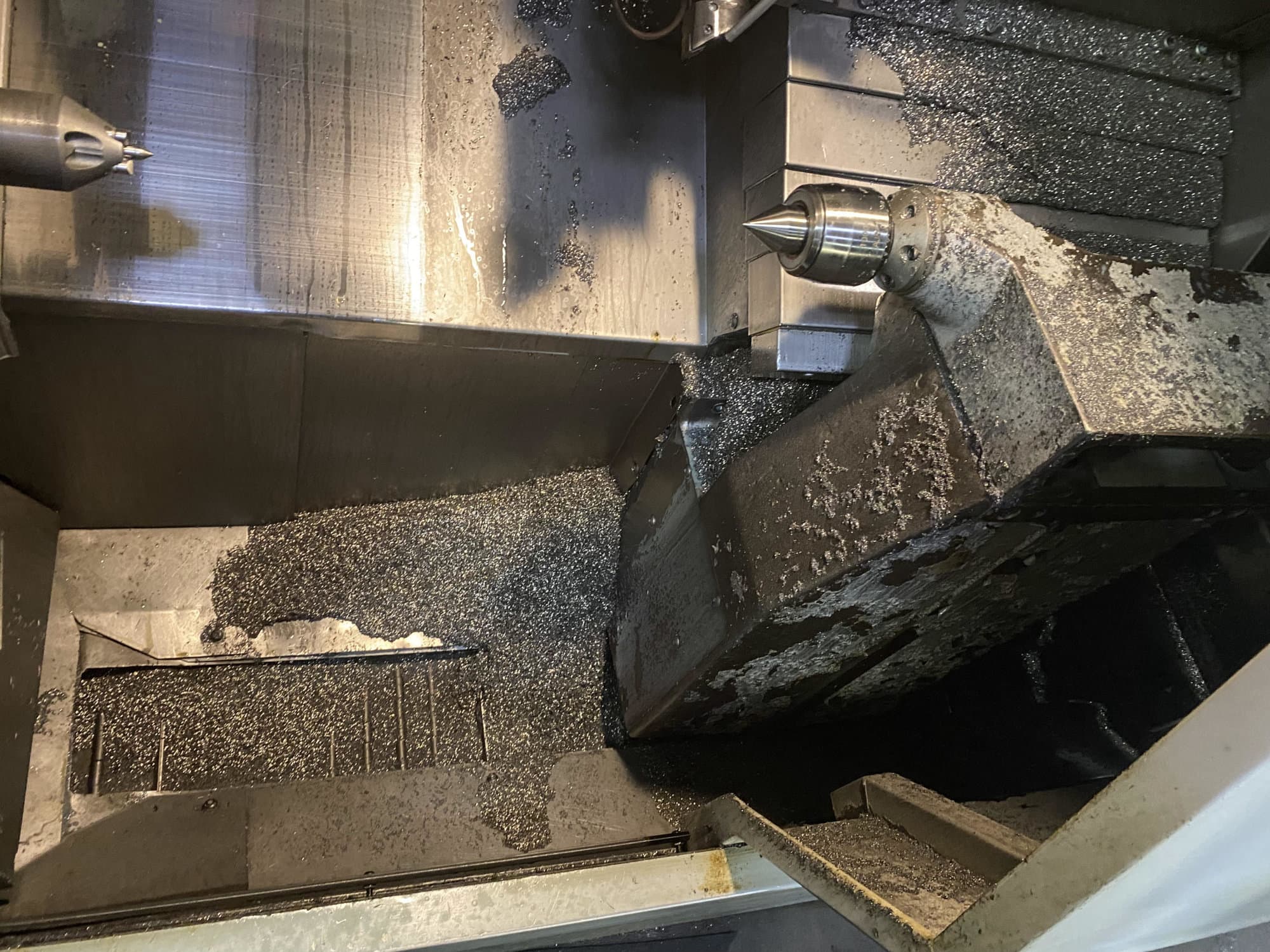 Haas SL-20T CNC Lathe, 2004- Tailstock, Available Immediately - Image 6