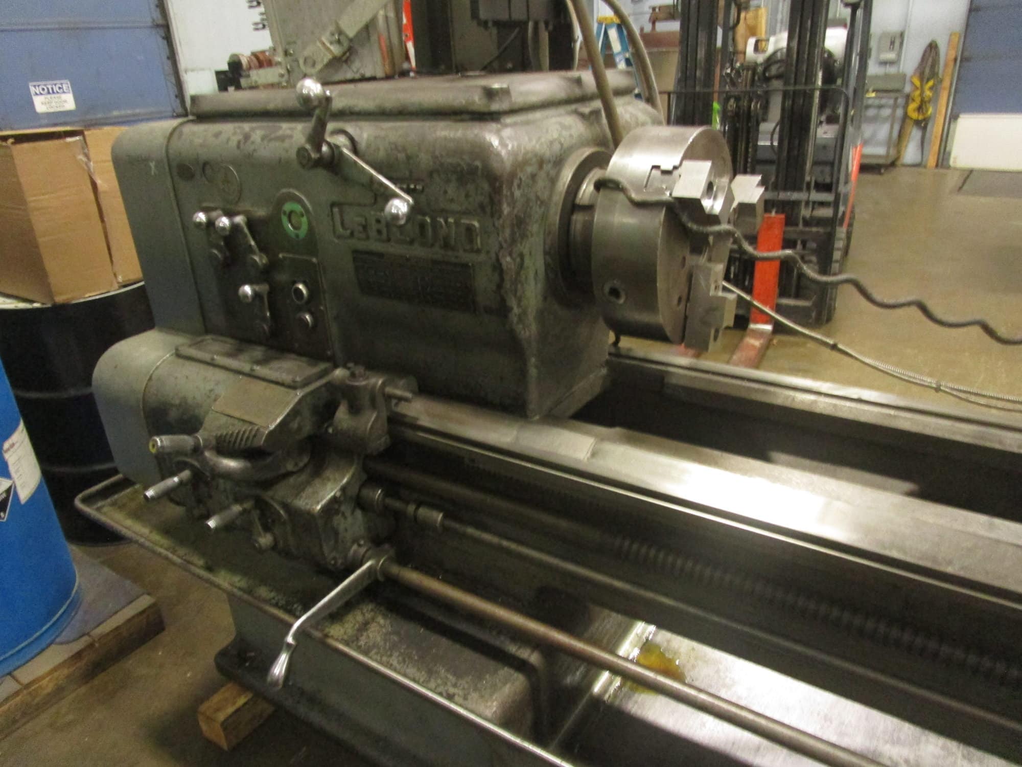 16" x 54" Leblond Heavy Duty Engine Lathe - Tailstock, 10" 3-Jaw Chuck, 2" Bore, Available Immediately - Image 4
