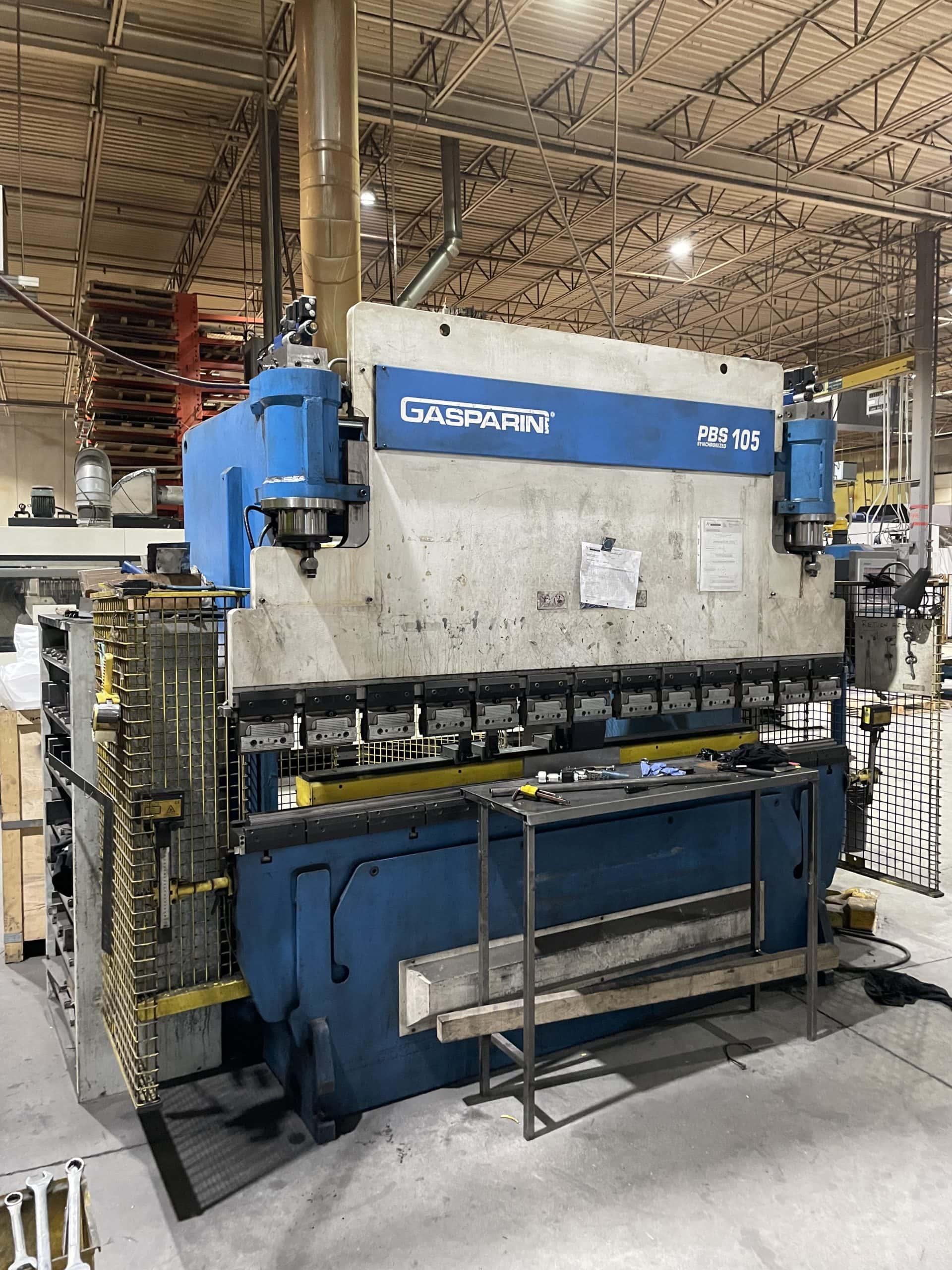 105 Ton X 8' Gasparini PBS 105/2500 CNC Press Brake - Image 2