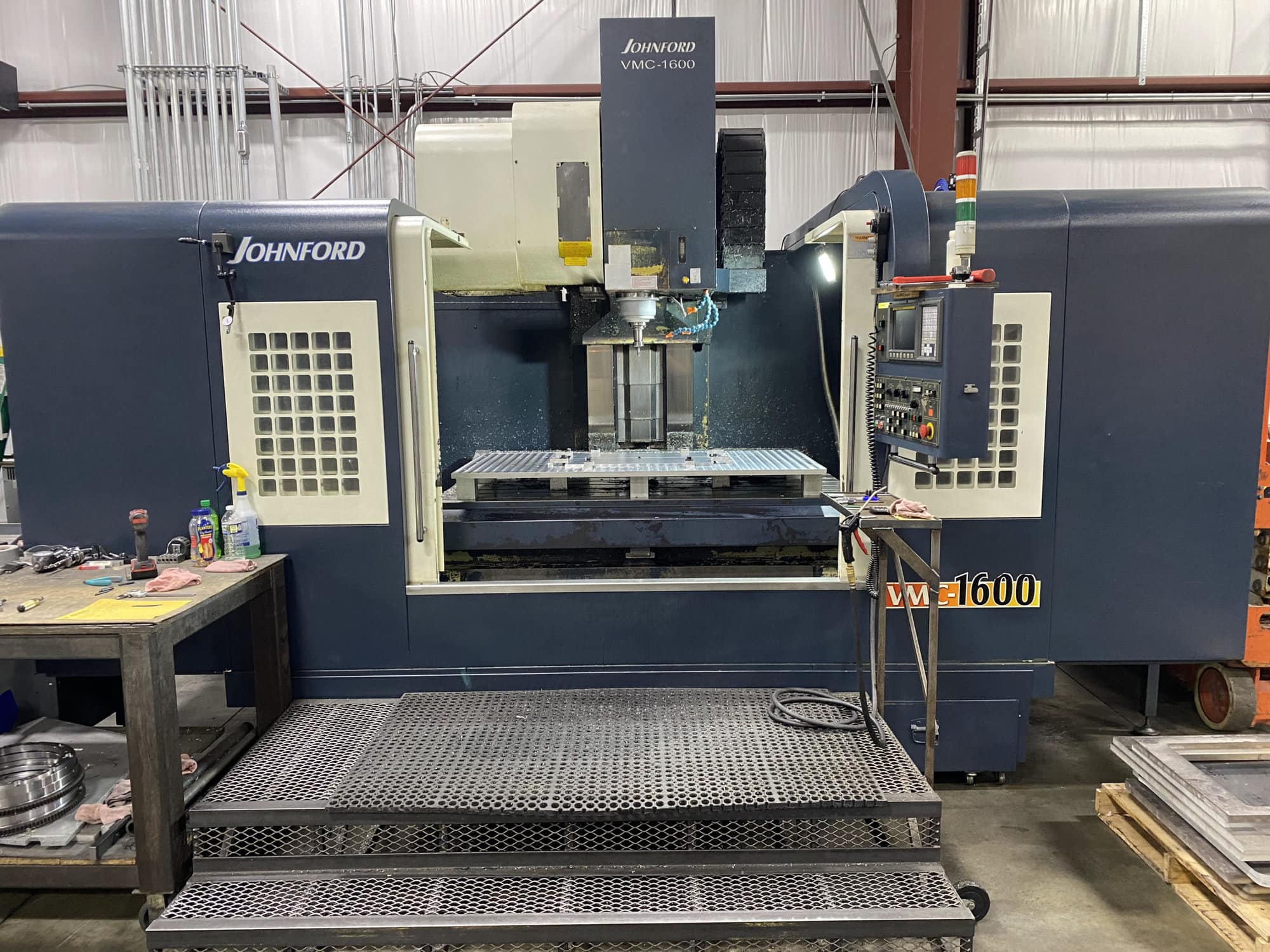 Johnford VMC-1600, 2004- Equipped With Fanuc Control