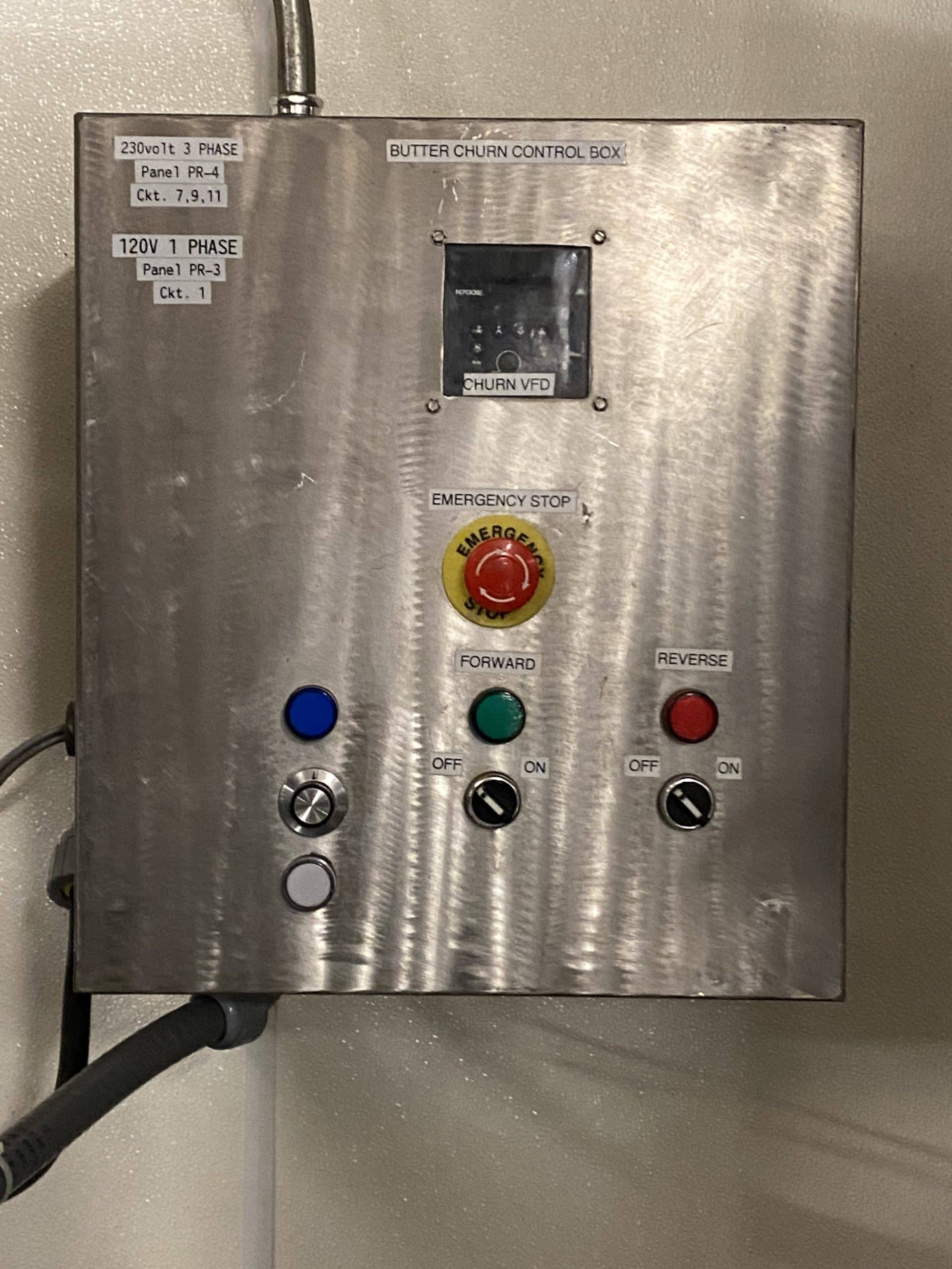 C. van 't Riet / Dairy Technology USA Rotary Butter Churn with Control Panel and Variable Frequency Drive - Available Immediately - Image 2