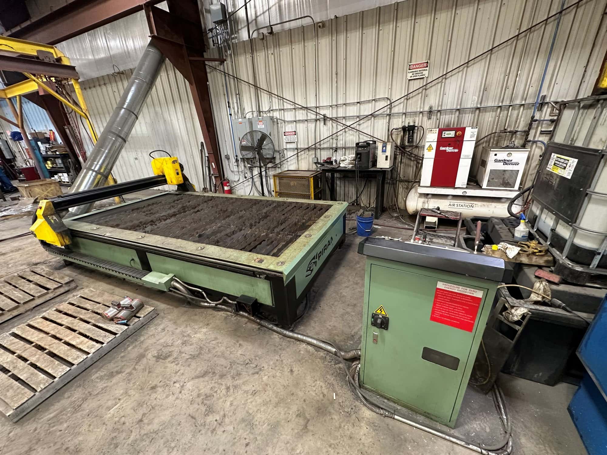 5' x 10' Piranha C510 CNC Plasma Table, 2020- Hypertherm Powermax 125 - Image 2