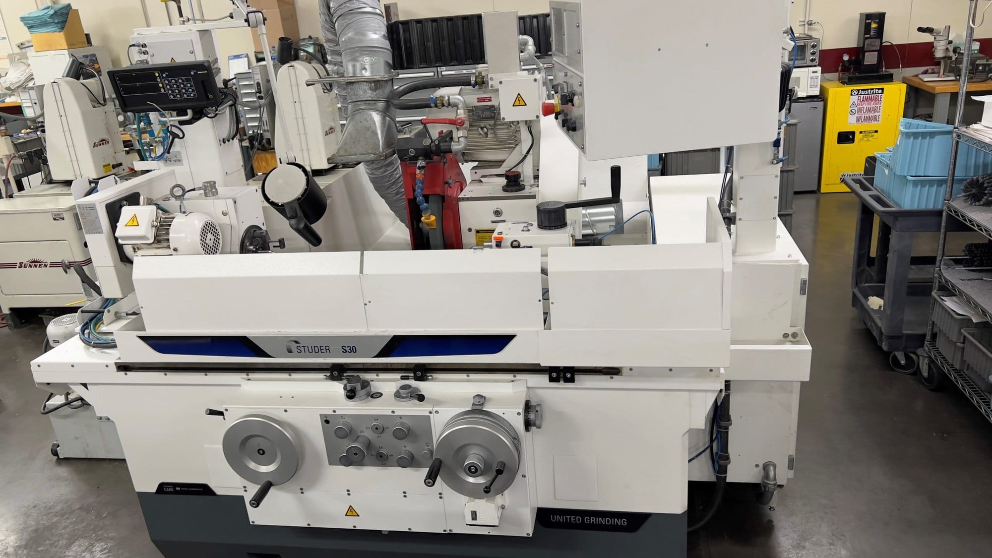 Studer S-30 Hydraulic OD Grinder, 2014 - Tooling Included, Contact Detection System