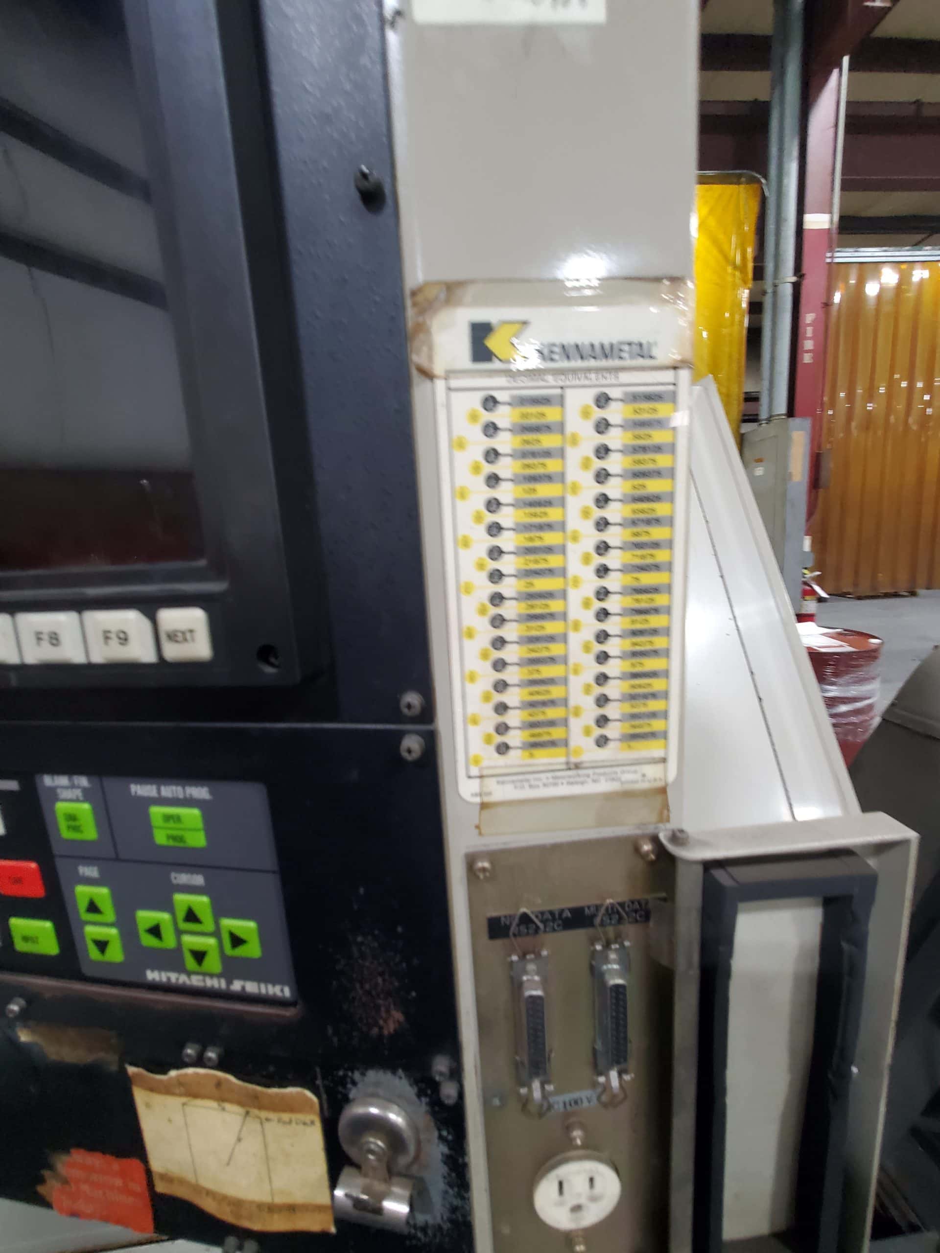 Hitachi Seiki HT25S CNC Lathe, 1995 - Tailstock, MistBuster, Chip Conveyor - Image 9