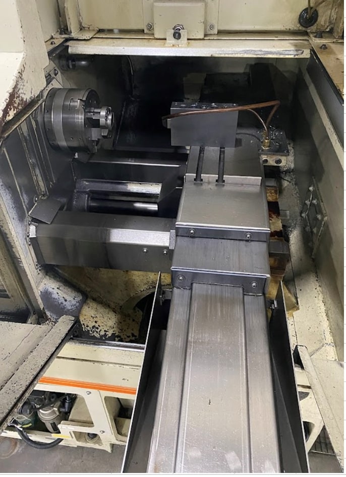 Tecno Wasino G07 CNC Gang Lathe, 2007 - Gantry Loader and Stockers, Fanuc Control - Image 5