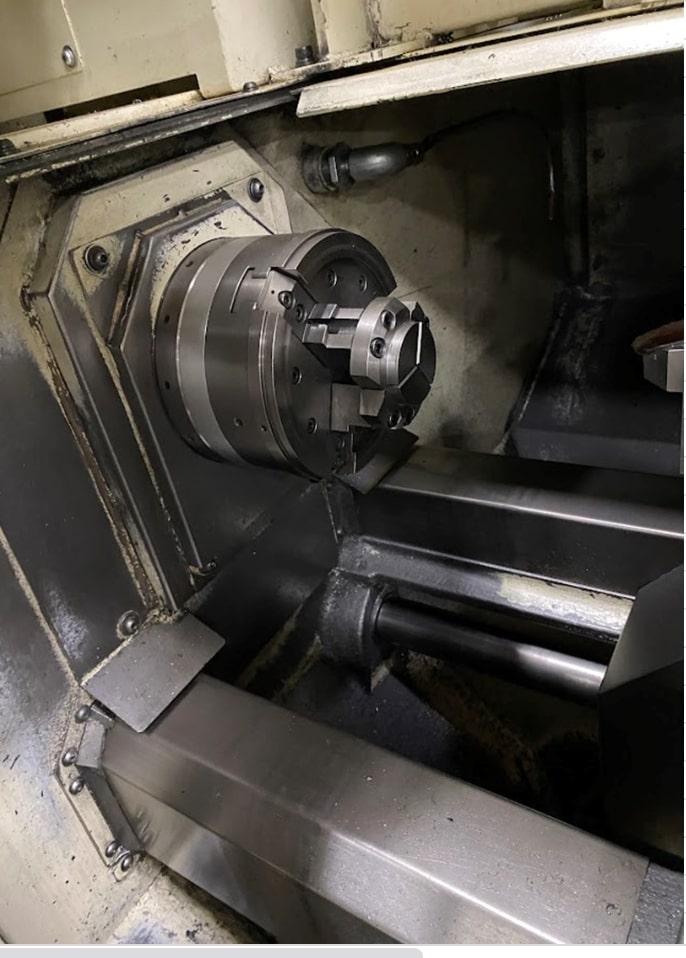Tecno Wasino G07 CNC Gang Lathe, 2007 - Gantry Loader and Stockers, Fanuc Control - Image 6