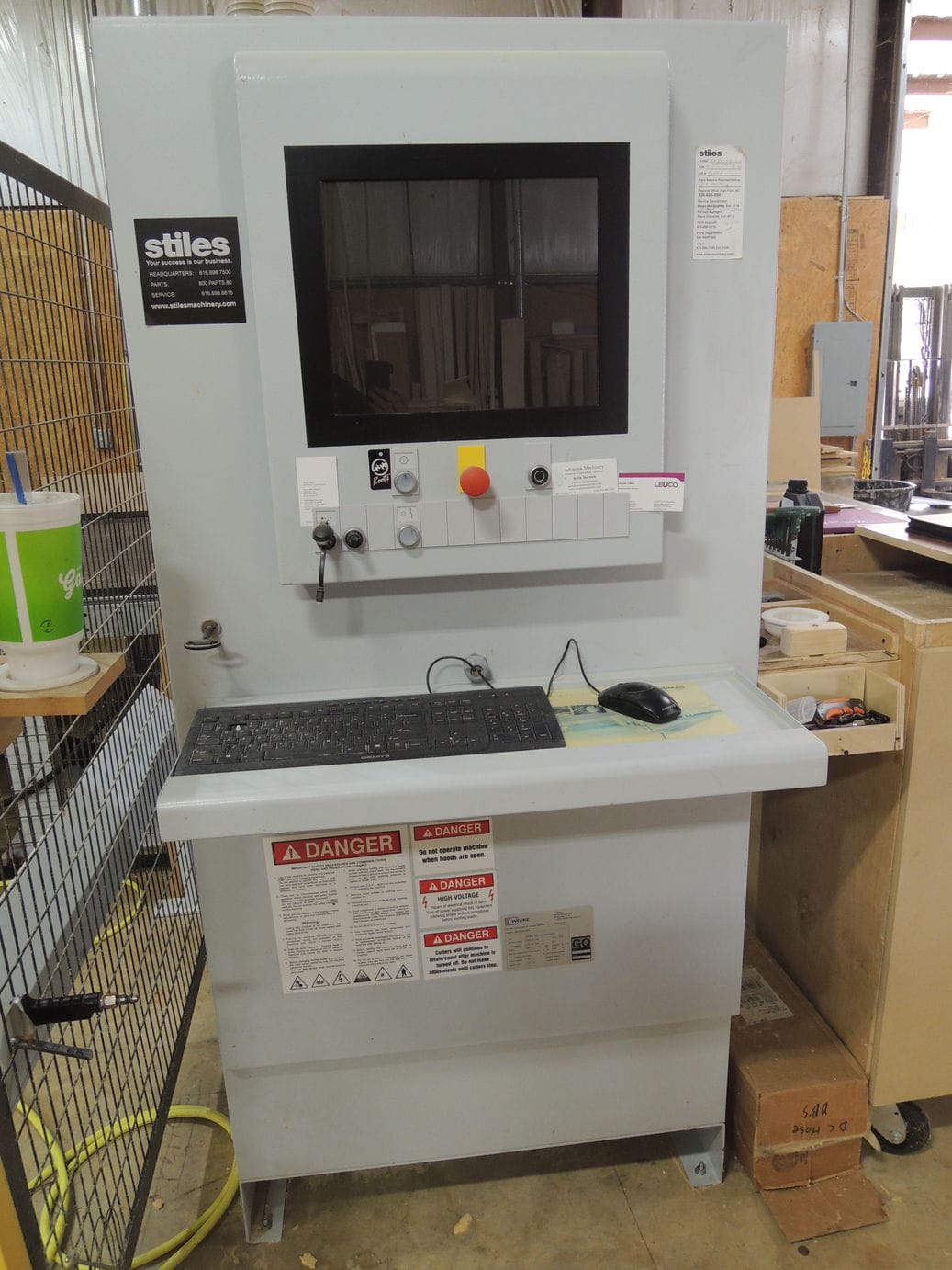 5x10 Weeke Optimat BHP008 Vantech 510 CNC Router, 2013- 16 HP Spindle, 4 Vac Pumps, Sheet Conveyor, Dust Collector - Image 12