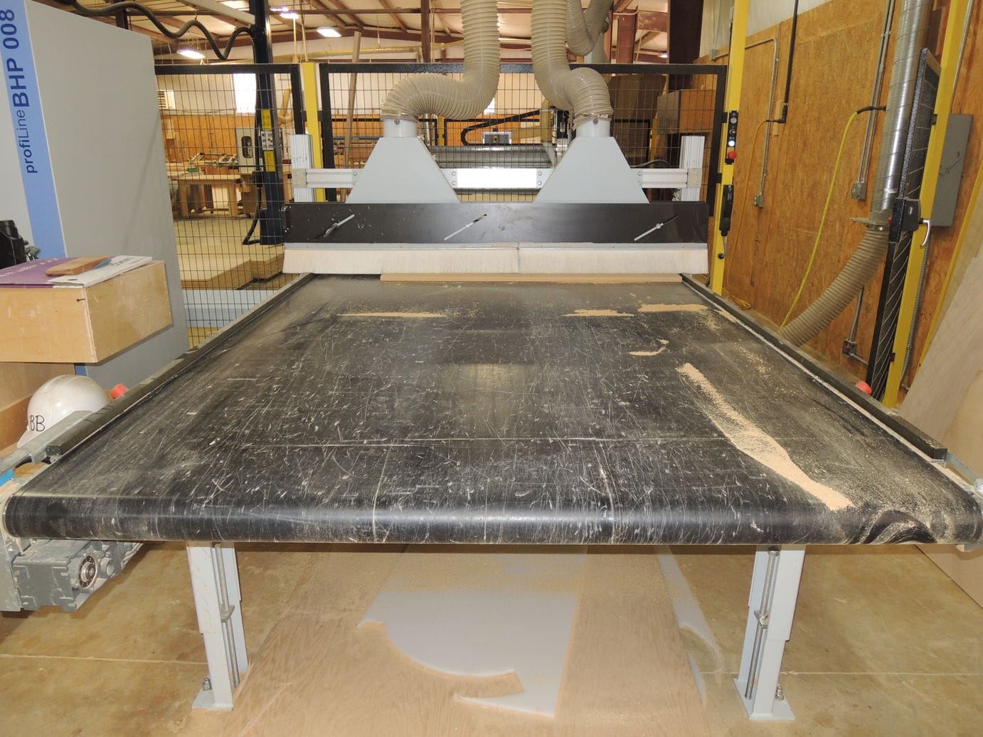 5x10 Weeke Optimat BHP008 Vantech 510 CNC Router, 2013- 16 HP Spindle, 4 Vac Pumps, Sheet Conveyor, Dust Collector - Image 3