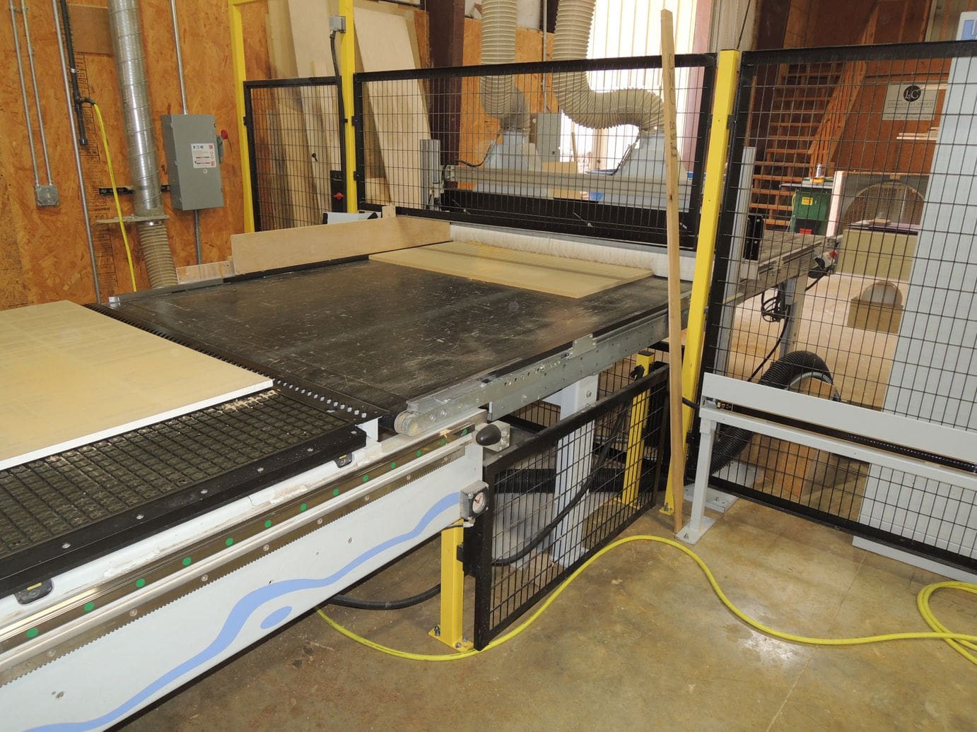 5x10 Weeke Optimat BHP008 Vantech 510 CNC Router, 2013- 16 HP Spindle, 4 Vac Pumps, Sheet Conveyor, Dust Collector - Image 5