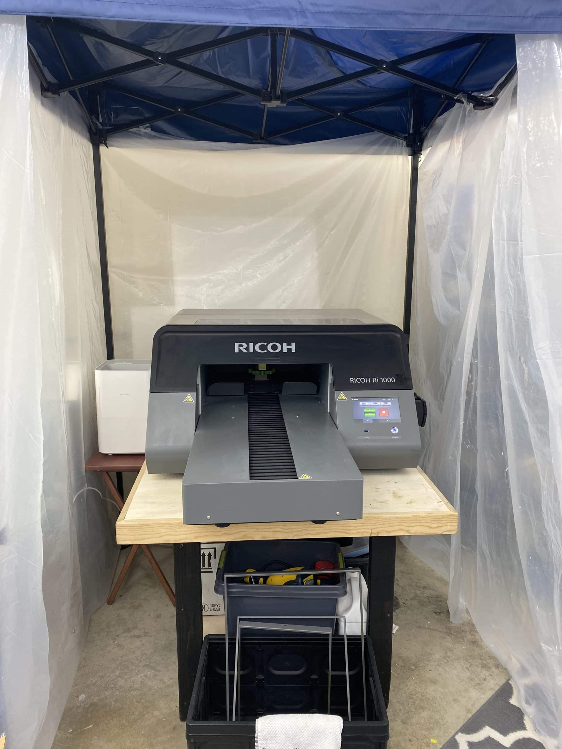 Ricoh Ri 1000 Garment Printer, 2020