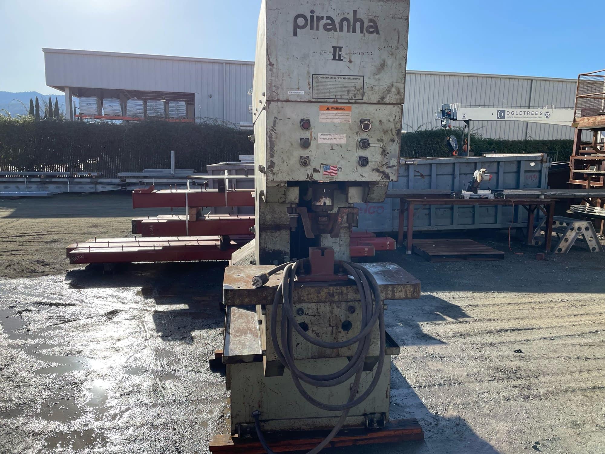 140 Ton Piranha PII-140 Ironworker, 1997 - Available Immediately - Image 8