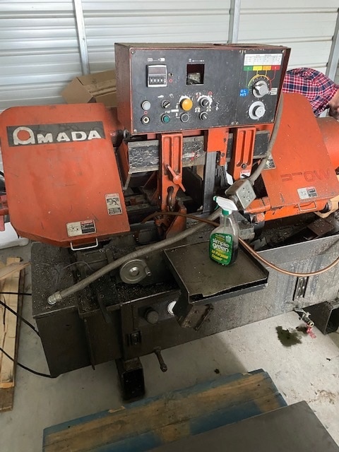 Amada HA250W Band Saw, 1997- Extra Blades