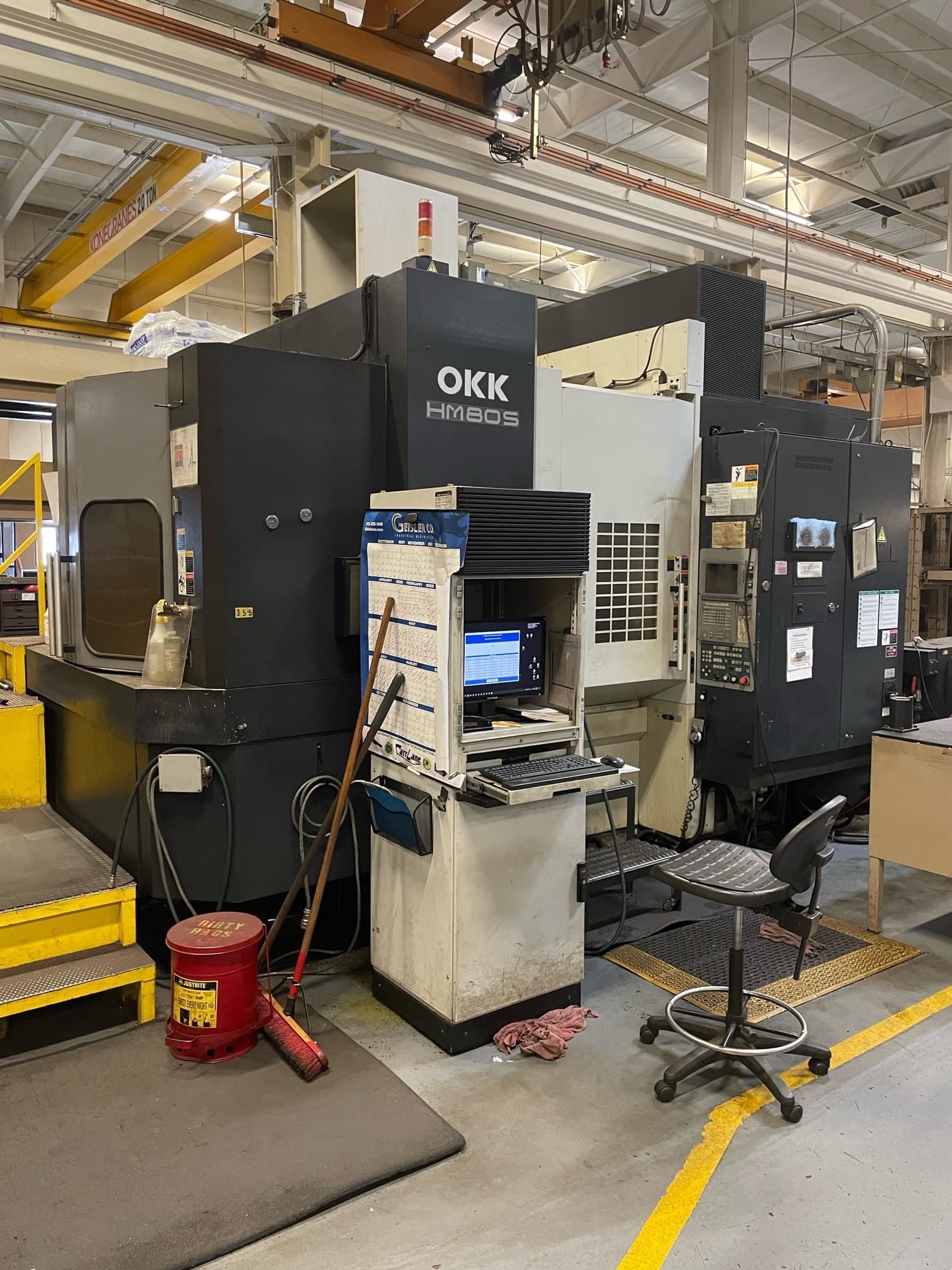 OKK HM80s 800MM CNC HMC, 2004- 60 ATC - Image 2