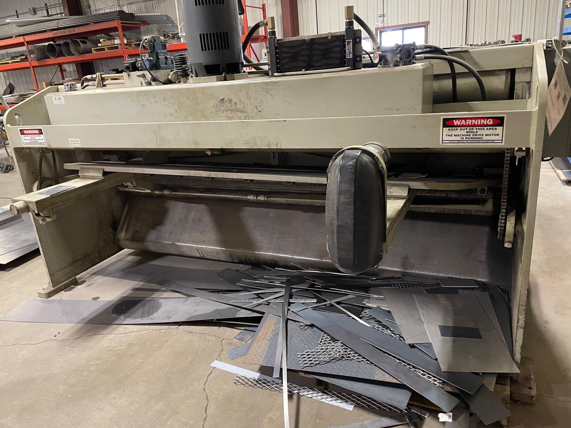 1/4" x 10' Accurshear Model 625010 Hydraulic Shear - W/Backgauge, Squaring Arm - Image 5
