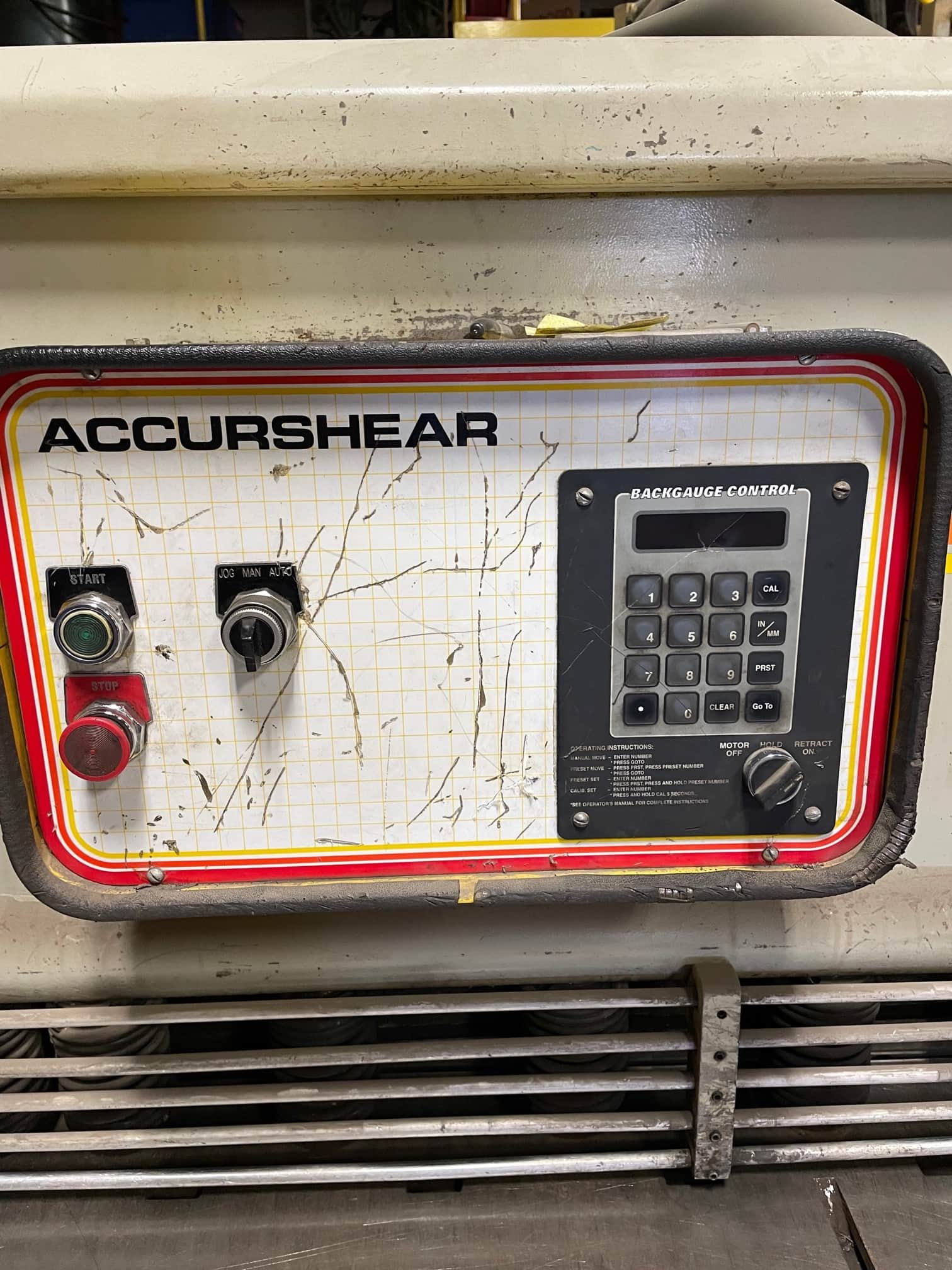 1/4" x 10' Accurshear Model 625010 Hydraulic Shear - W/Backgauge, Squaring Arm - Image 2
