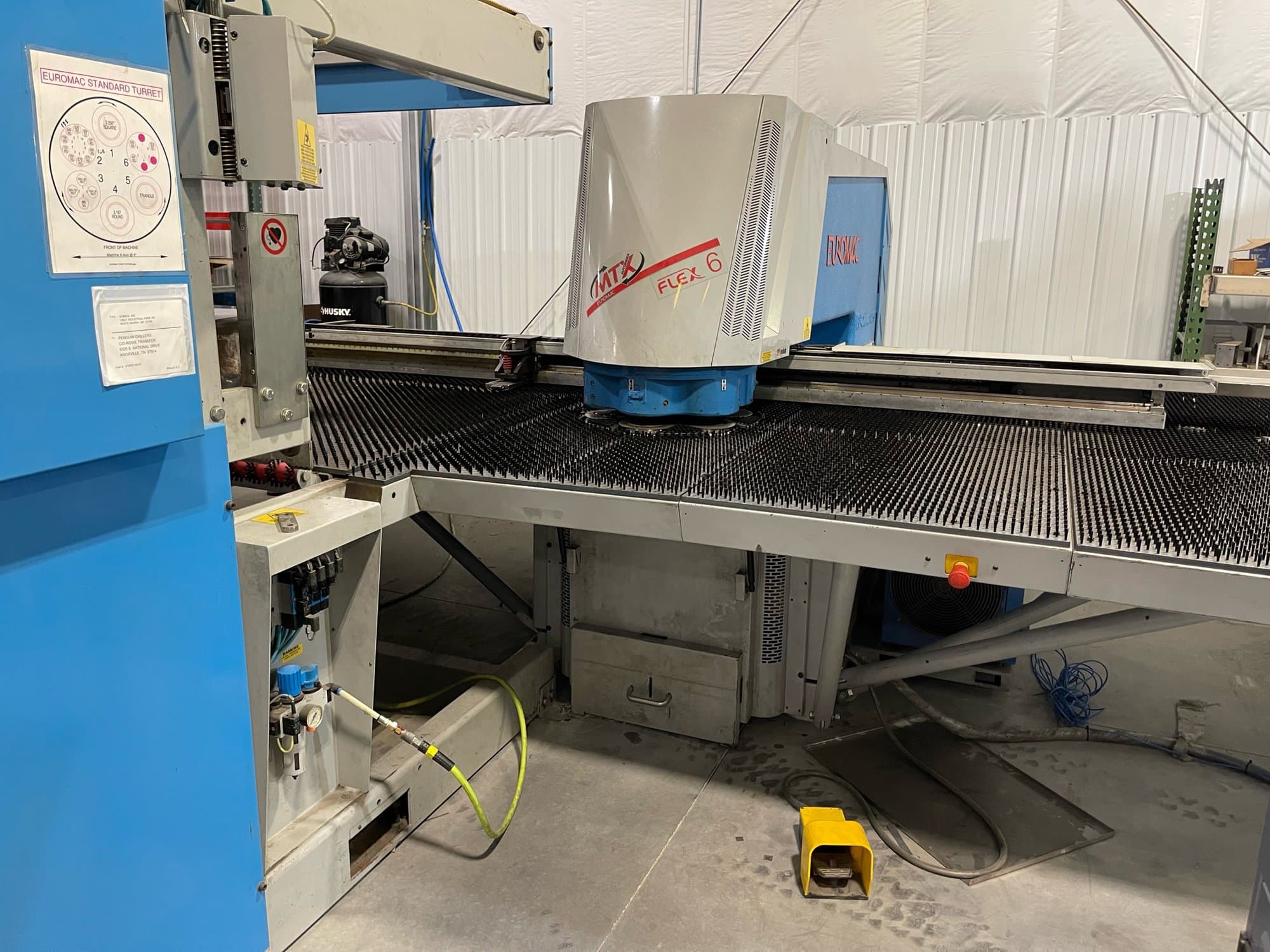 33 Ton Euromac MTX Plus Flex 6 Turret Punching Machine, 2010- Load/Unload System - Image 3