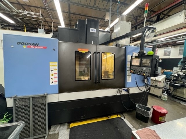 Doosan MV 6030/50 VMC, 2008 - 4th Axis, Renishaw Probe, Tool Setter