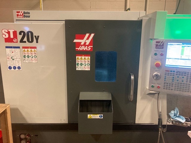 Haas ST-20Y CNC Lathe, 2019- Sub Spindle, Tool Presetter, 24 Station Turret, Tooling Included - Image 2