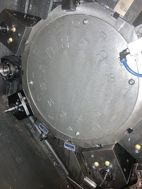 Haas ST-20Y CNC Lathe, 2019- Sub Spindle, Tool Presetter, 24 Station Turret, Tooling Included - Image 6