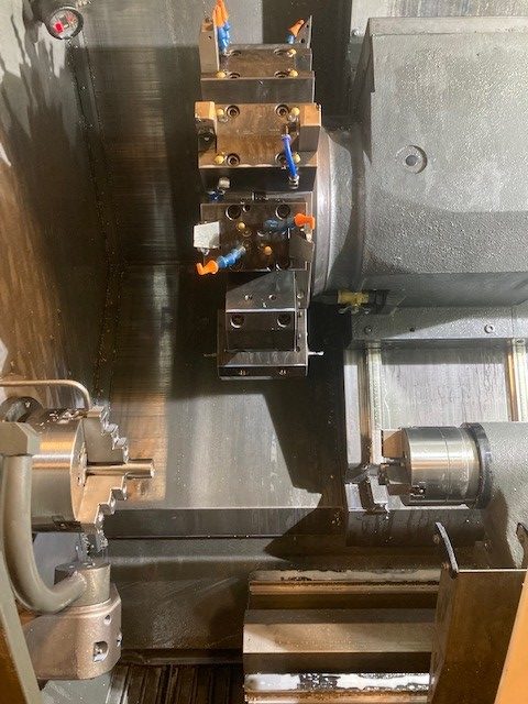 Haas ST-20Y CNC Lathe, 2019- Sub Spindle, Tool Presetter, 24 Station Turret, Tooling Included - Image 3