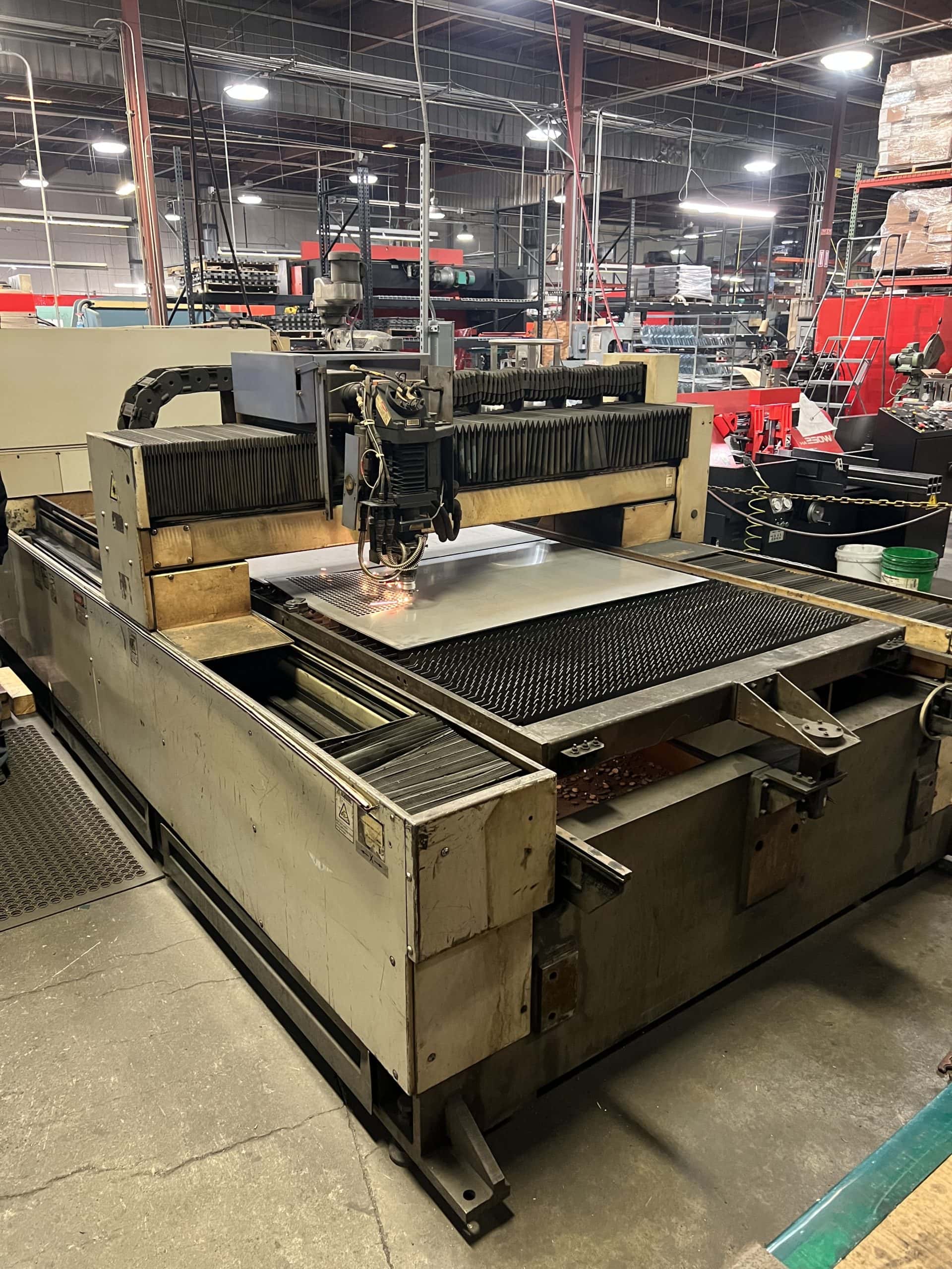 2000 Watt Mitsubishi ML3020D CO2 Laser, 1996 - 4' x 10', Chiller