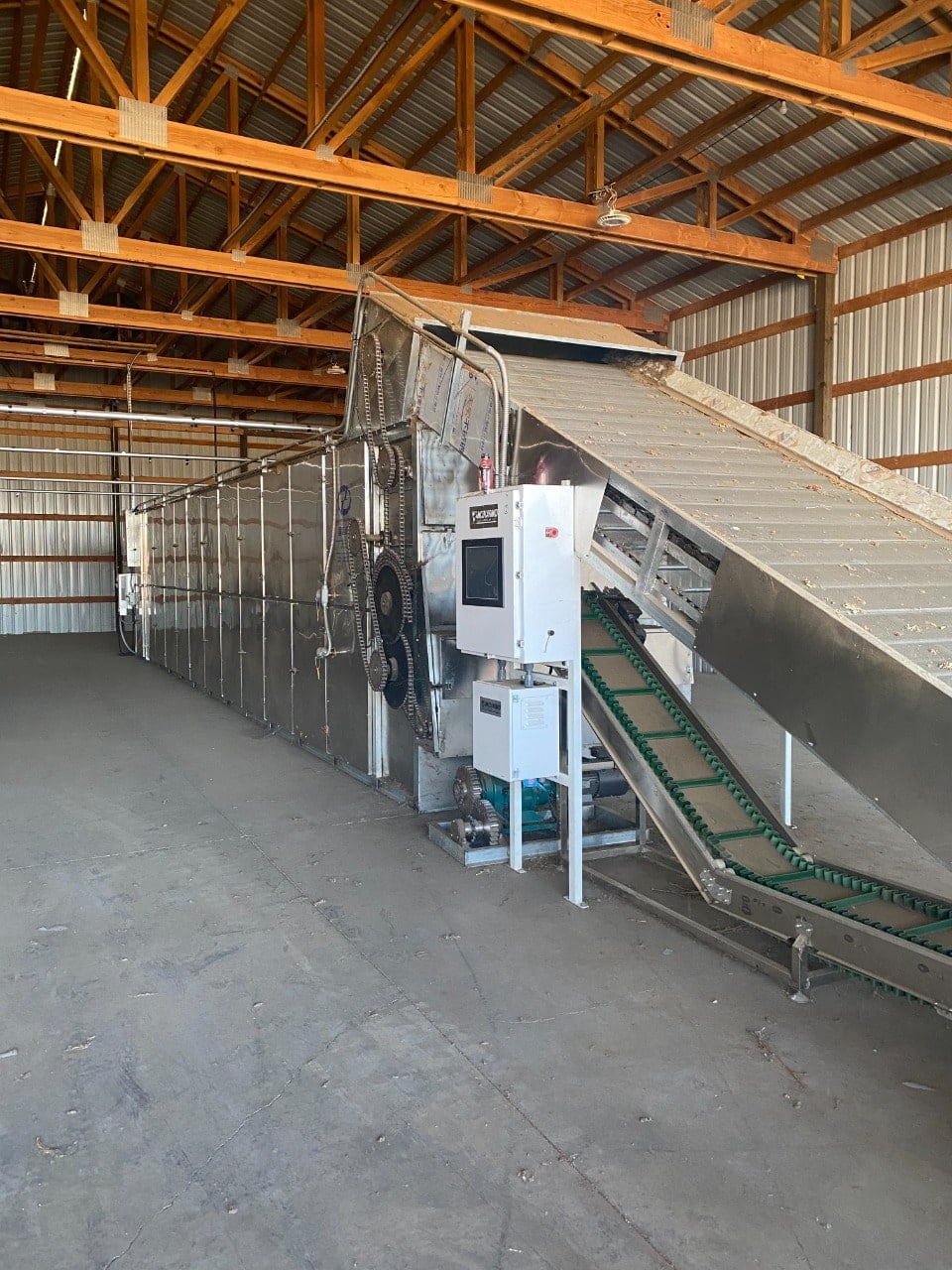 Guoxin GX-12-4 Automatic Induced Air Mesh Belt Drying Machine, 2019 - In & Out Conveyors, Considering All Offers, 2 Units Available