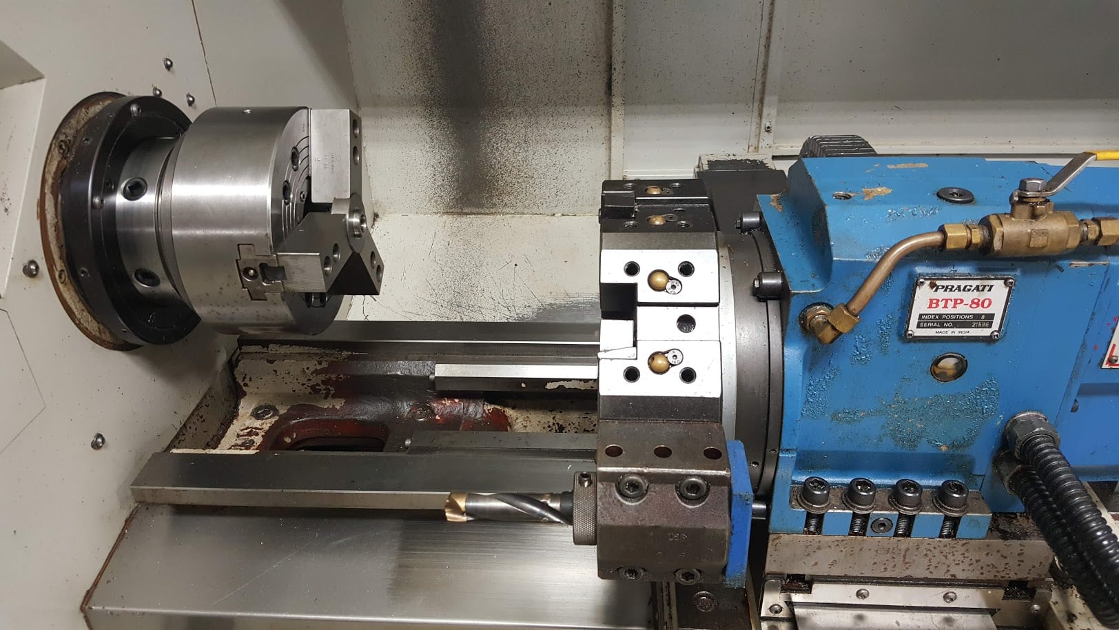 Milltronics ML18 CNC Lathe, 2008 - Tailstock, Spare Chuck and Tooling Included - Image 2
