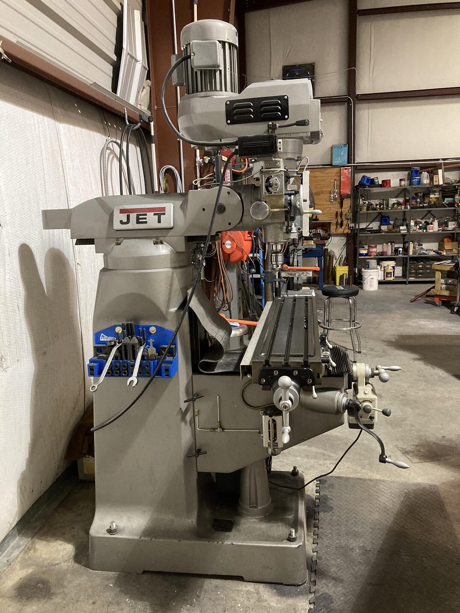 Jet JTM-4VS-1 Knee Mill, 2019 - Equipped with Rotary Table, DRO, Power Feed - Image 3
