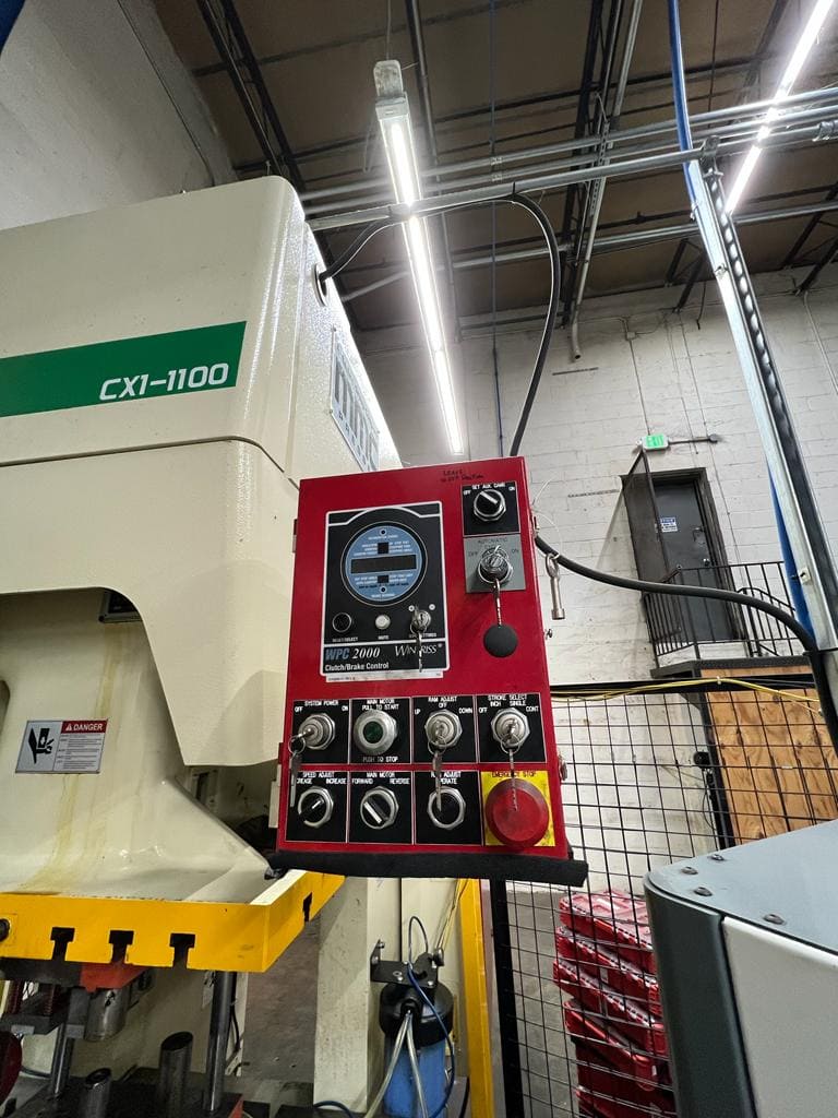 121 Ton Minster CX1-1100 Stamping Press, 2013 - Equipped with Wintriss WPC 2000 Control - Image 2