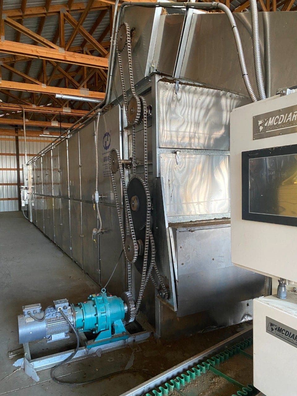 Guoxin GX-12-4 Automatic Induced Air Mesh Belt Drying Machine, 2019 - In & Out Conveyors, Considering All Offers, 2 Units Available - Image 2