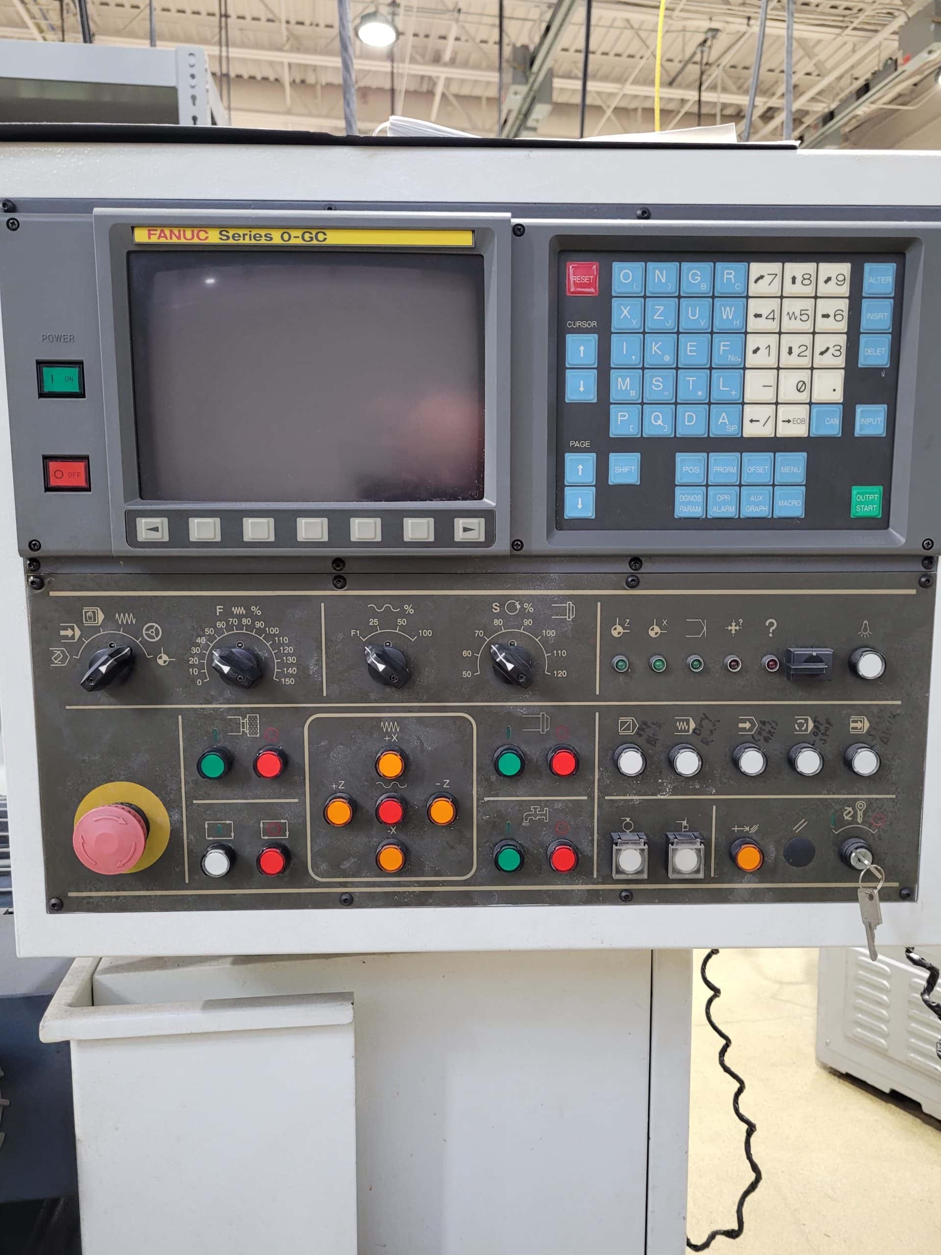 Supertec G20P-50CNC OD CNC Grinder, 2001- Fanuc Control, Coolant Tank - Image 2