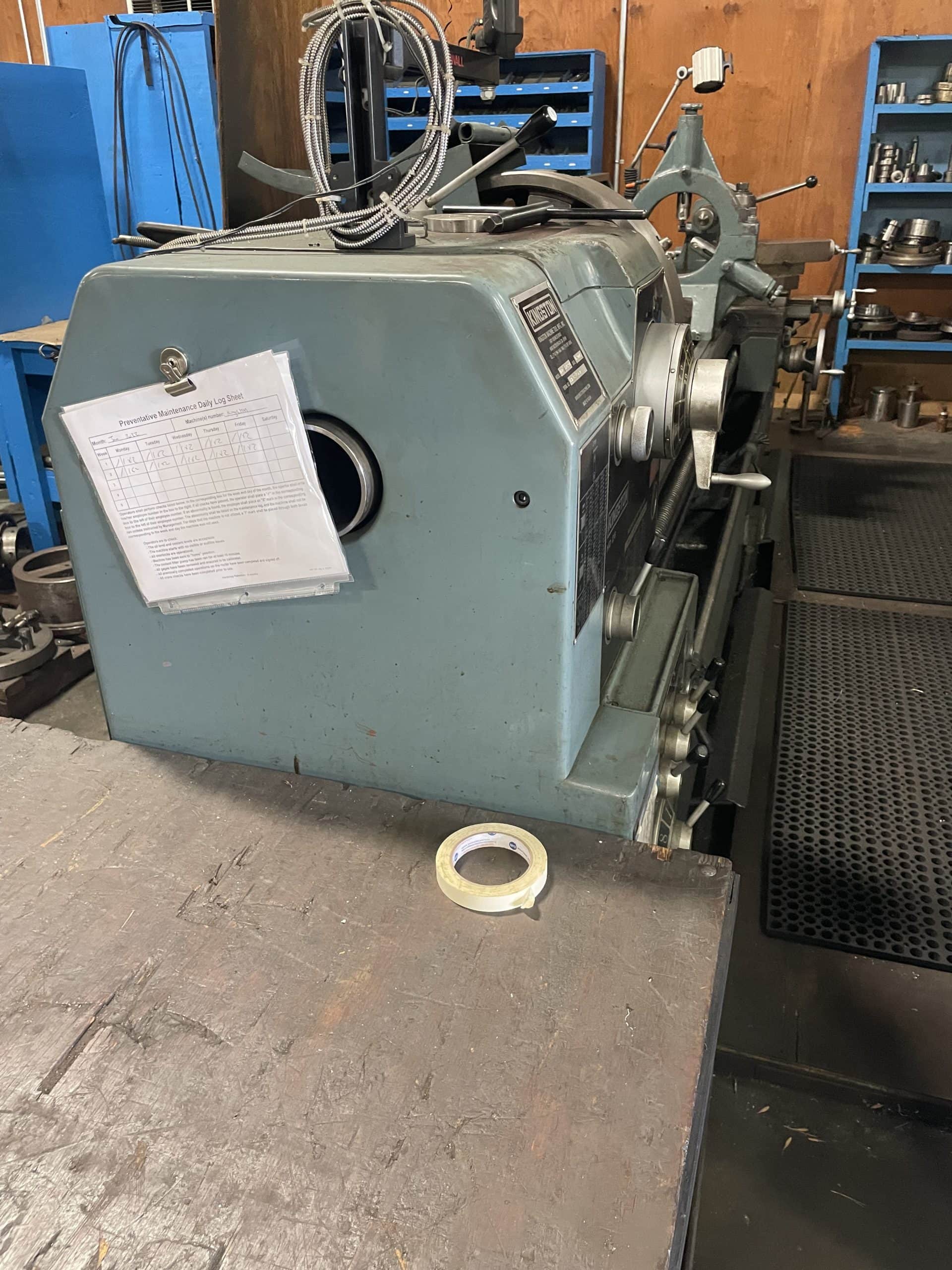 Kingston HD26120 Engine Lathe, 2013 - Equipped with Digital Readout, Tooling - Image 2