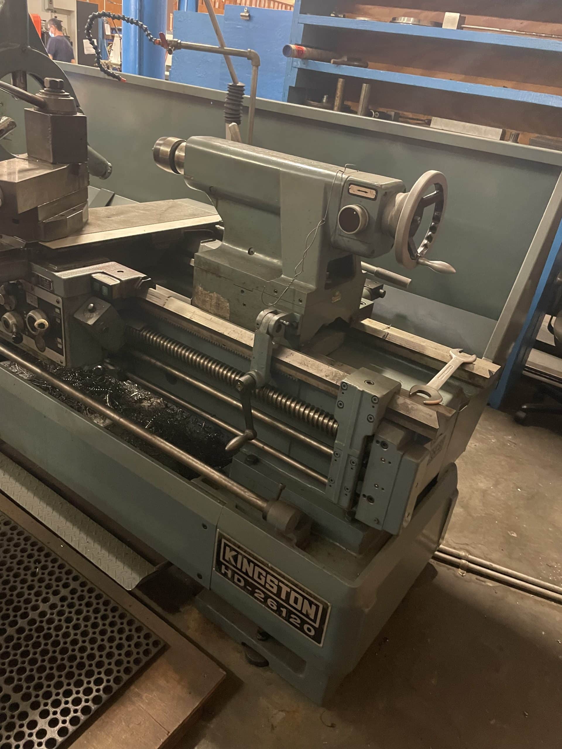 Kingston HD26120 Engine Lathe, 2013 - Equipped with Digital Readout, Tooling - Image 3