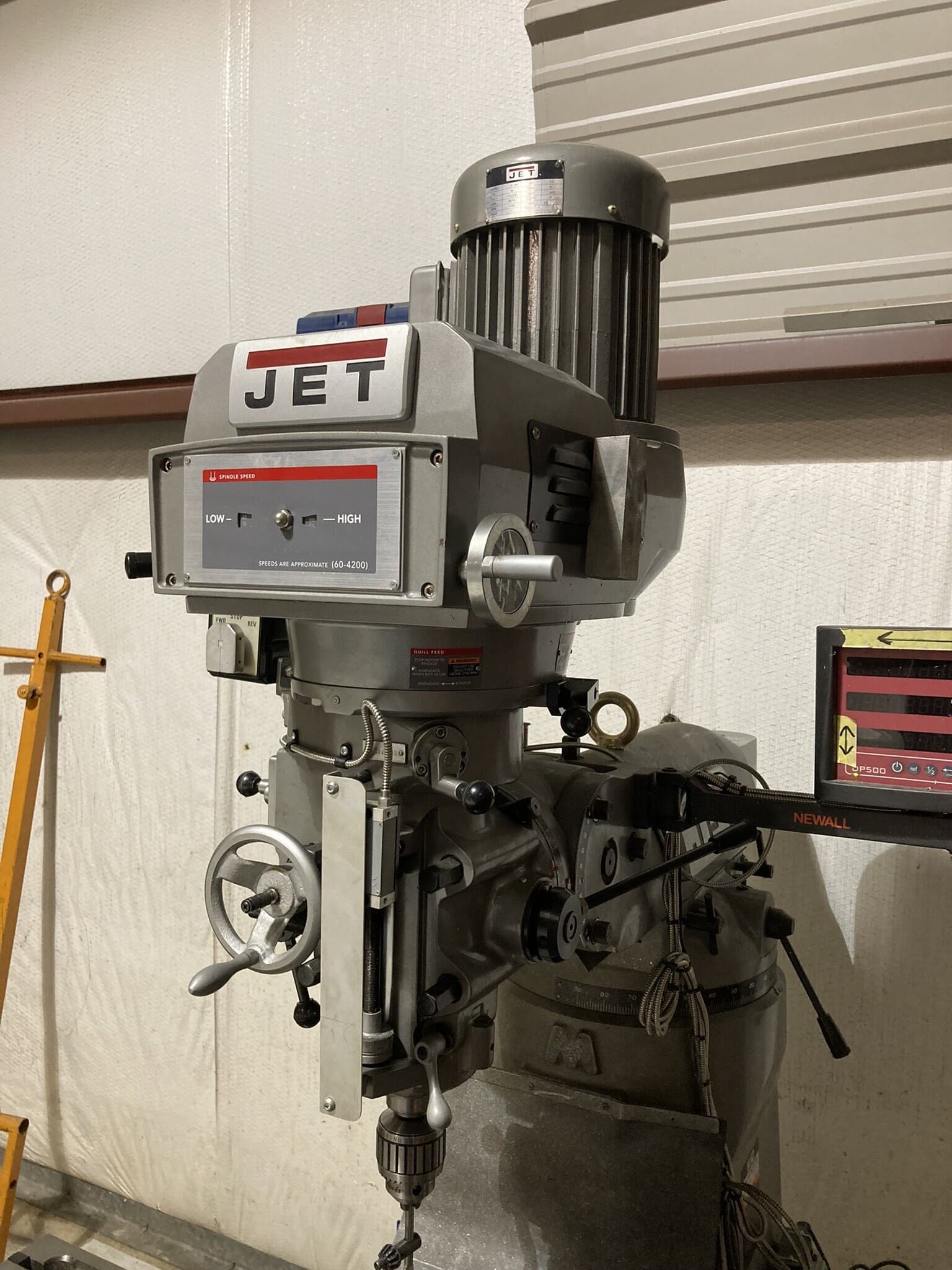 Jet JTM-4VS-1 Knee Mill, 2019 - Equipped with Rotary Table, DRO, Power Feed - Image 2