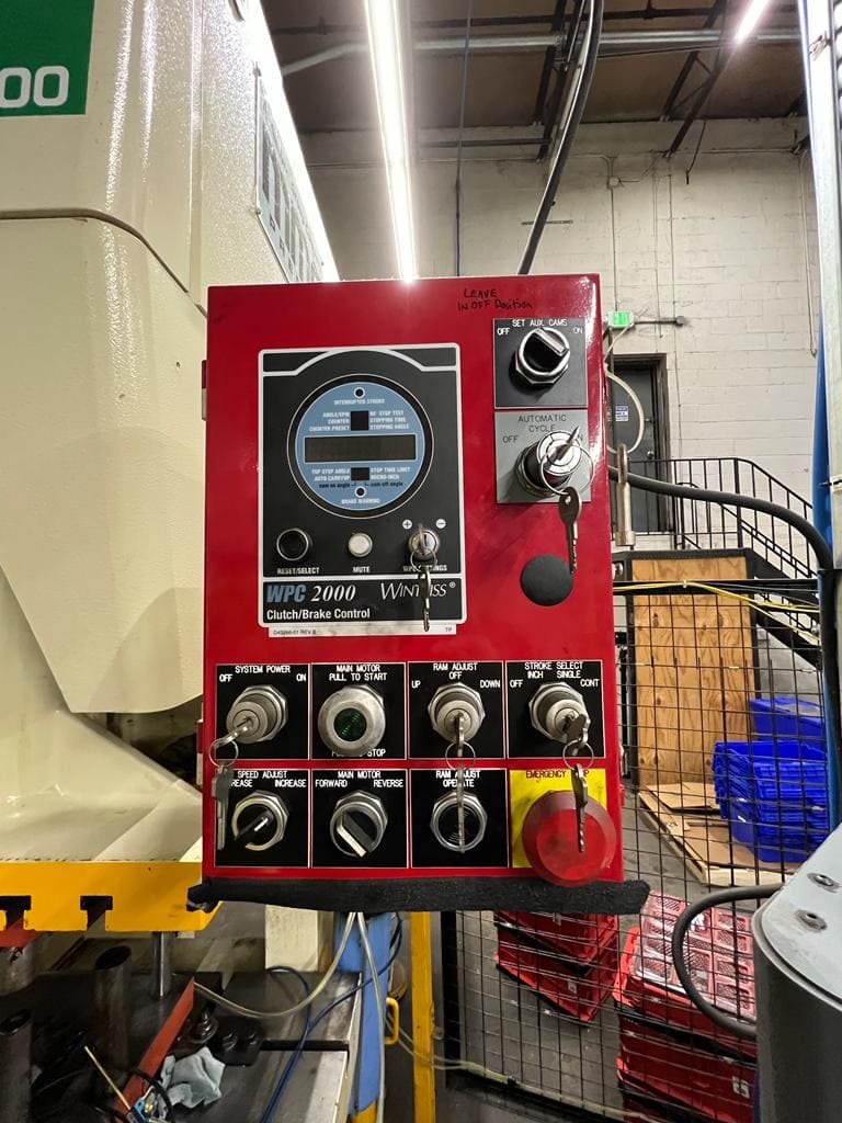 121 Ton Minster CX1-1100 Stamping Press, 2013 - Equipped with Wintriss WPC 2000 Control - Image 3