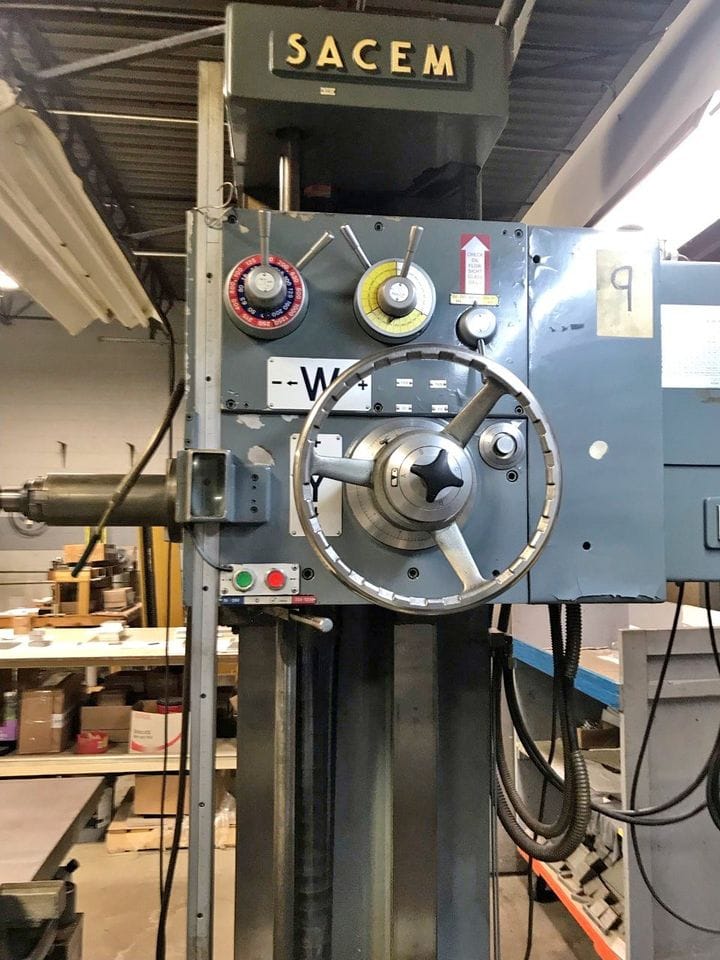 Sacem CNC Horizontal Boring Mill, 1986 - Heidenhain Control - Image 3